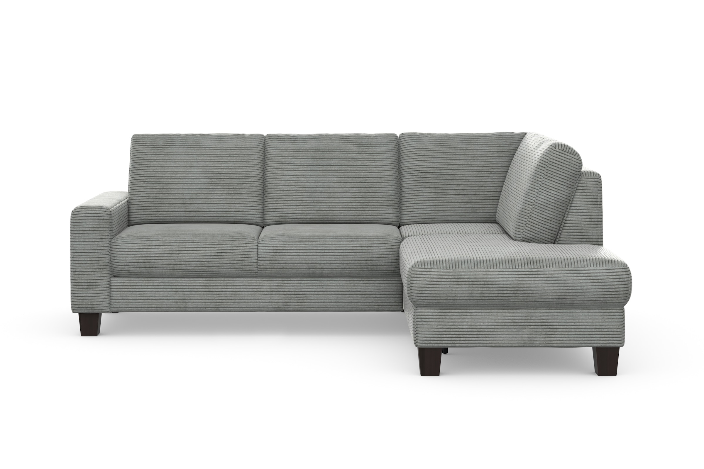 Home affaire Ecksofa »Summer L-Form« mit Ottomane, mit oder ohne Bettfunktion und Bettkasten, Cord-Bezug