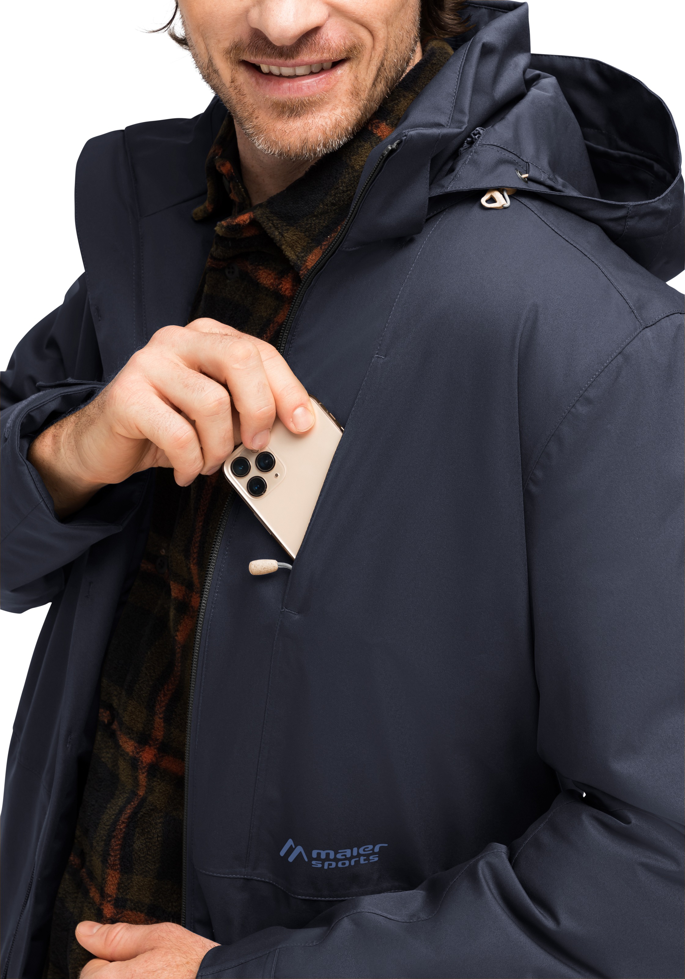 Maier Sports Funktionsjacke »Clima Pro Therm M«, Nachhaltig hergestellte Outdoorjacke