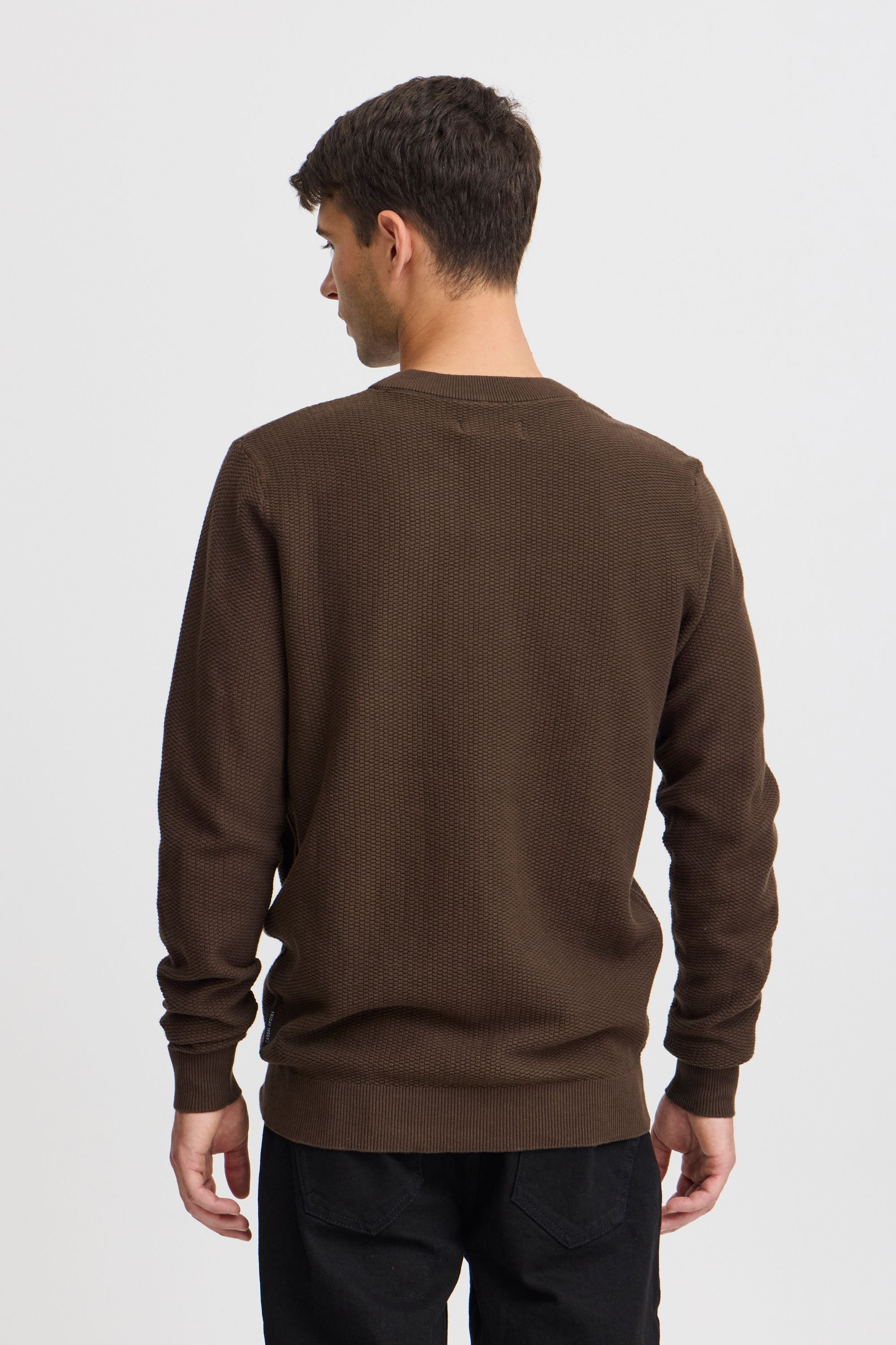 Casual Friday Strickfleece-Pullover »Strickpullover CFKARL 0160 structured crew neck knit«