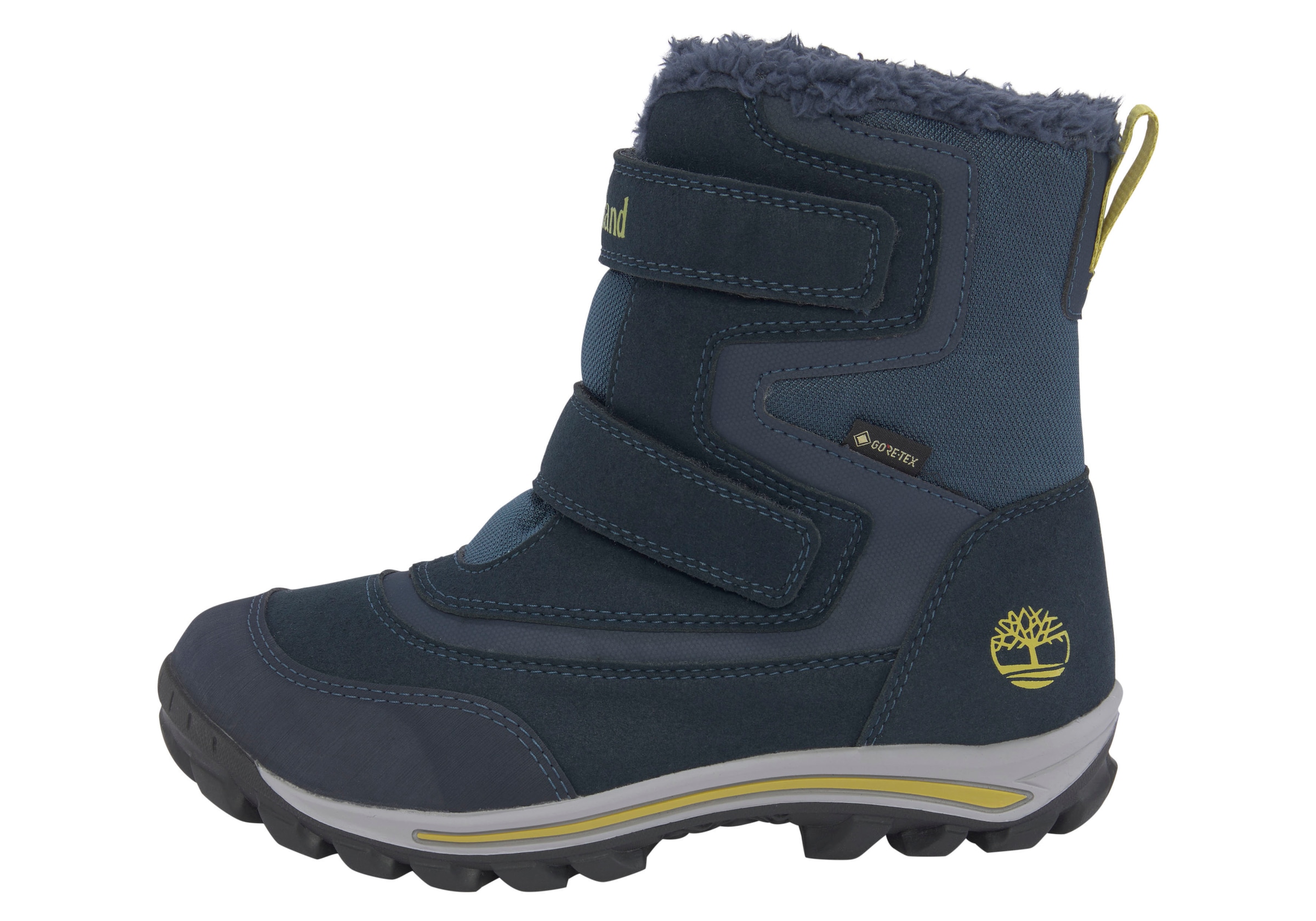 Timberland Winterboots »Chillberg 2-Strap Gore-Tex«, Winterstiefel, Winterschuhe, gefüttert, wasserdicht, für Kinder