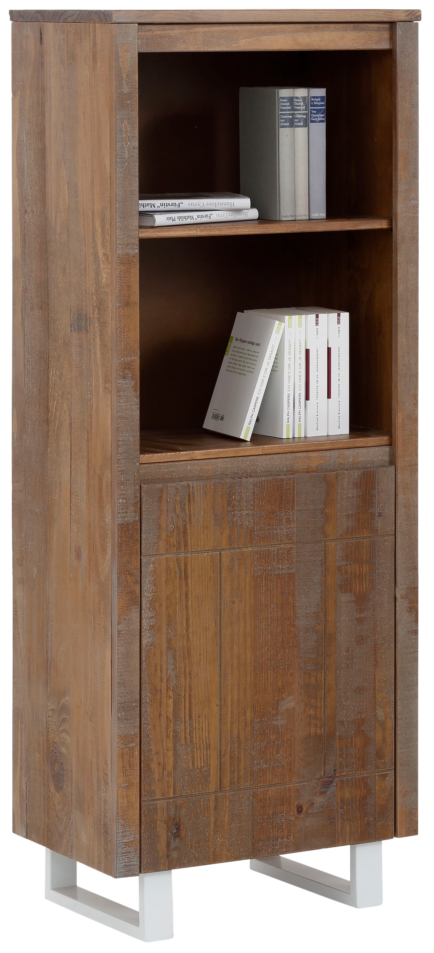 Home affaire Bücherregal »Lagos«, aus schönem massivem Kiefernholz,  grifflos, Breite 55 cm im OTTO Online Shop