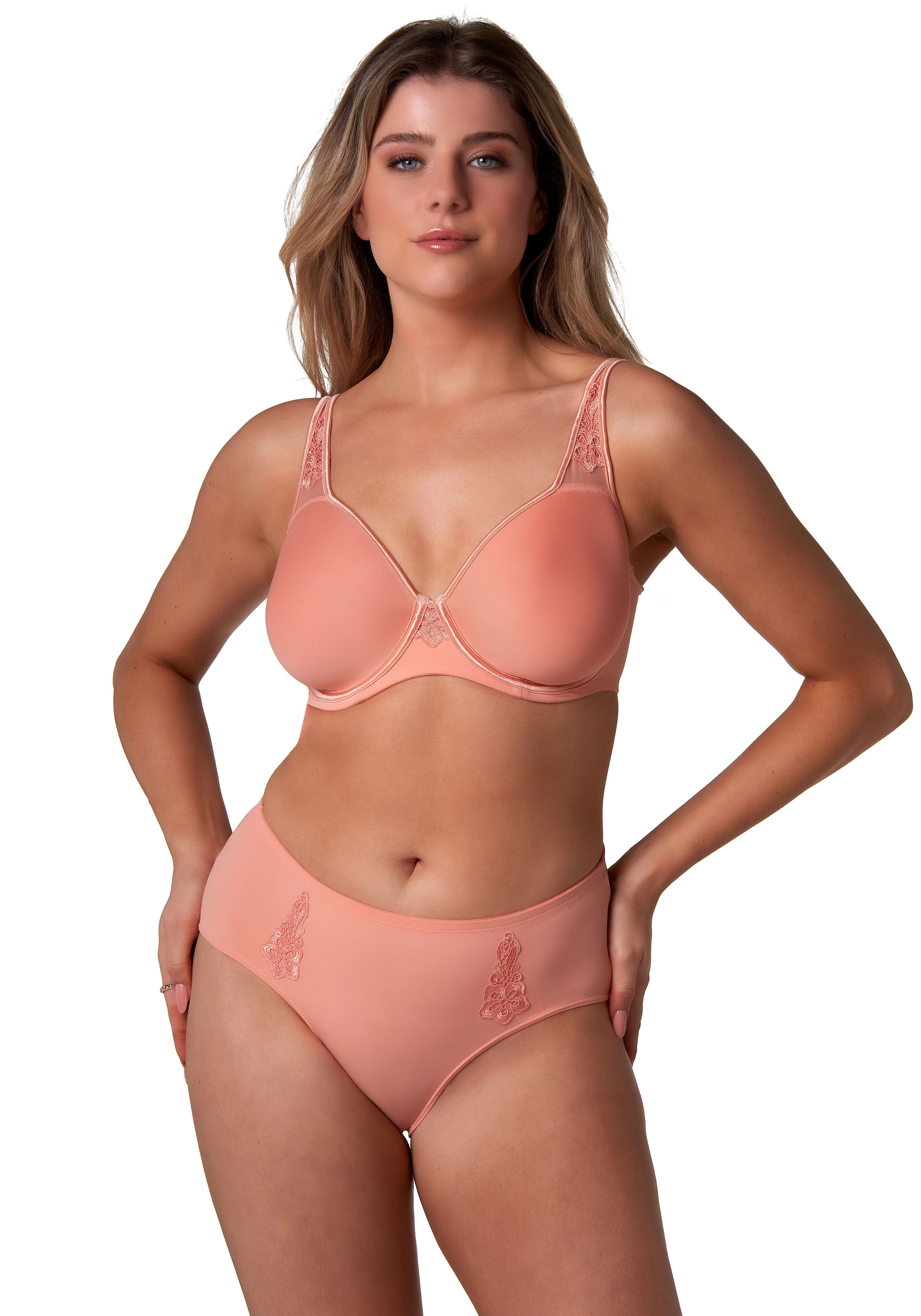 Elbrina Slip »Micro/lace«, mit eleganter Schleife und Stickerei