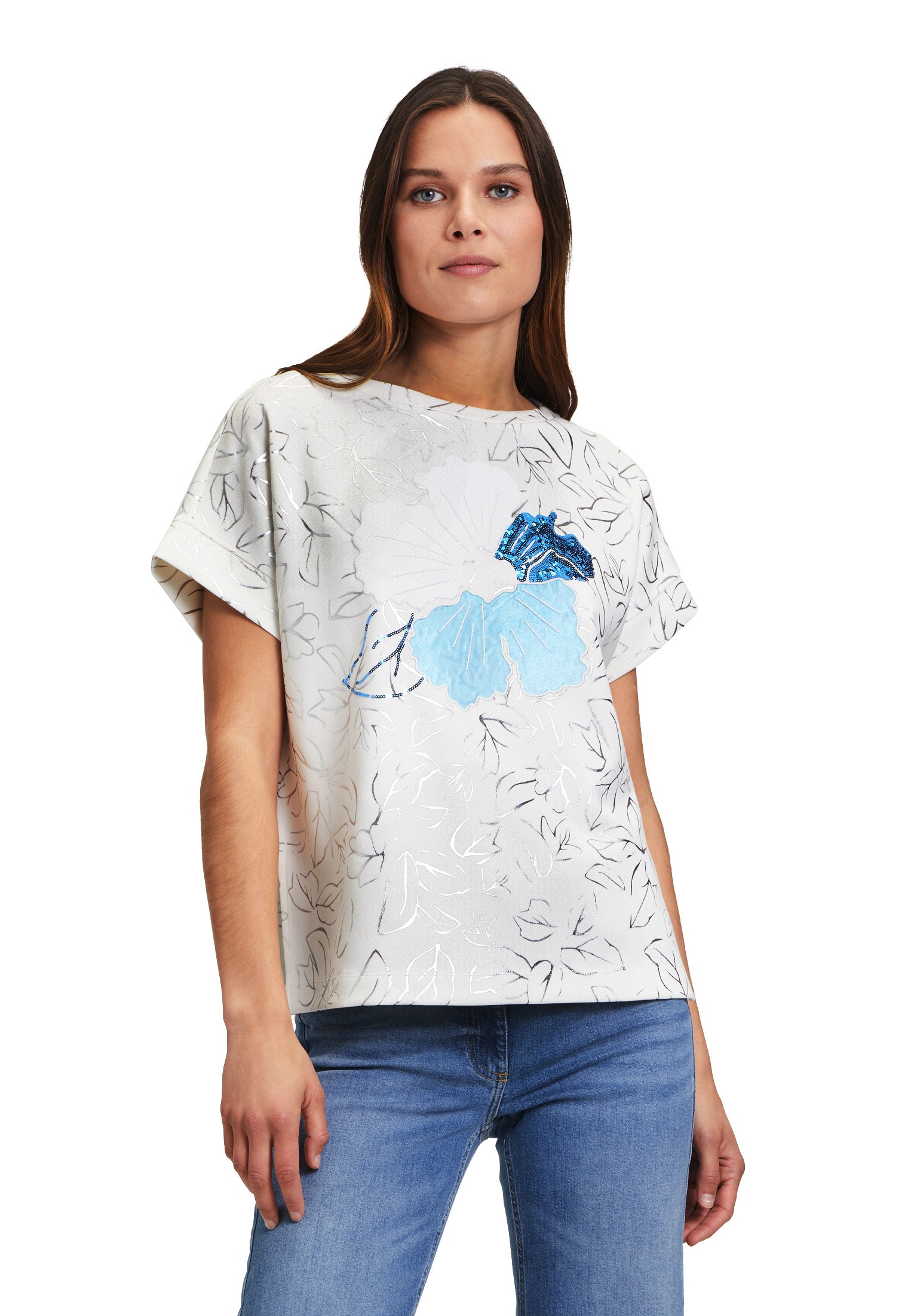 Betty Barclay Sweatshirt »Sweatpullover mit Rundhalsausschnitt«