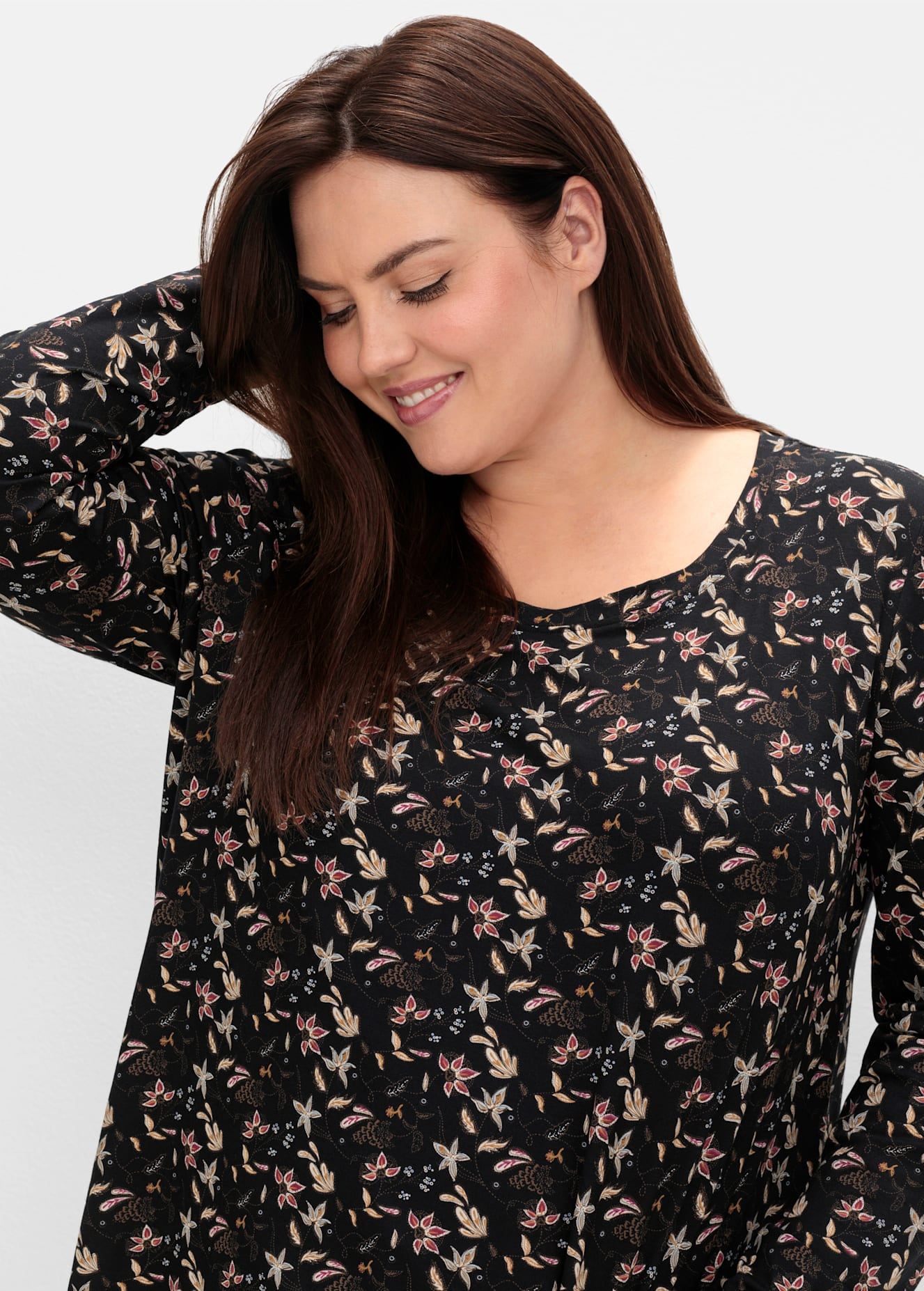 Sheego Langarmshirt »Langarmshirt«, (1 tlg.)