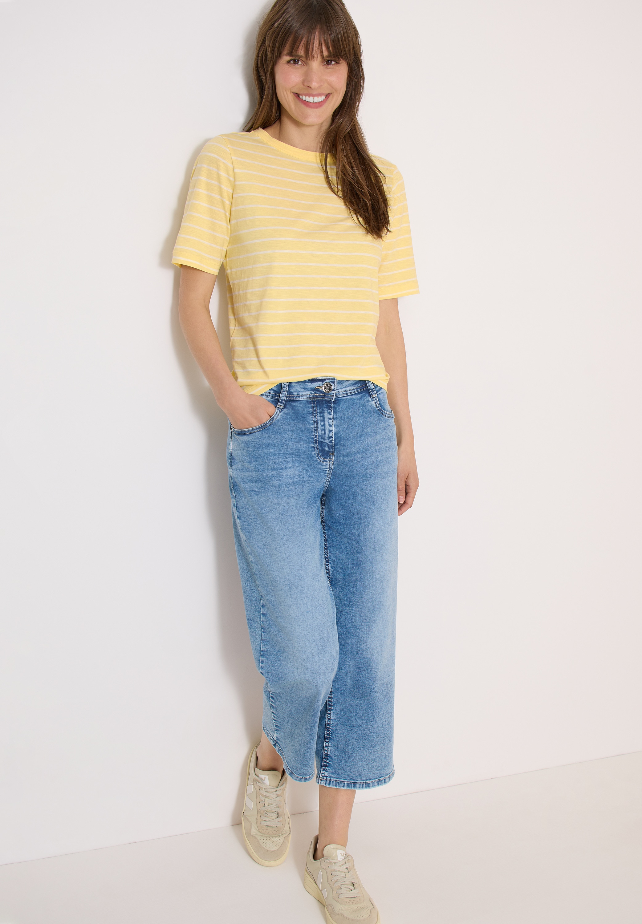 Cecil Kurzarmshirt Sommershirt mit Streifen