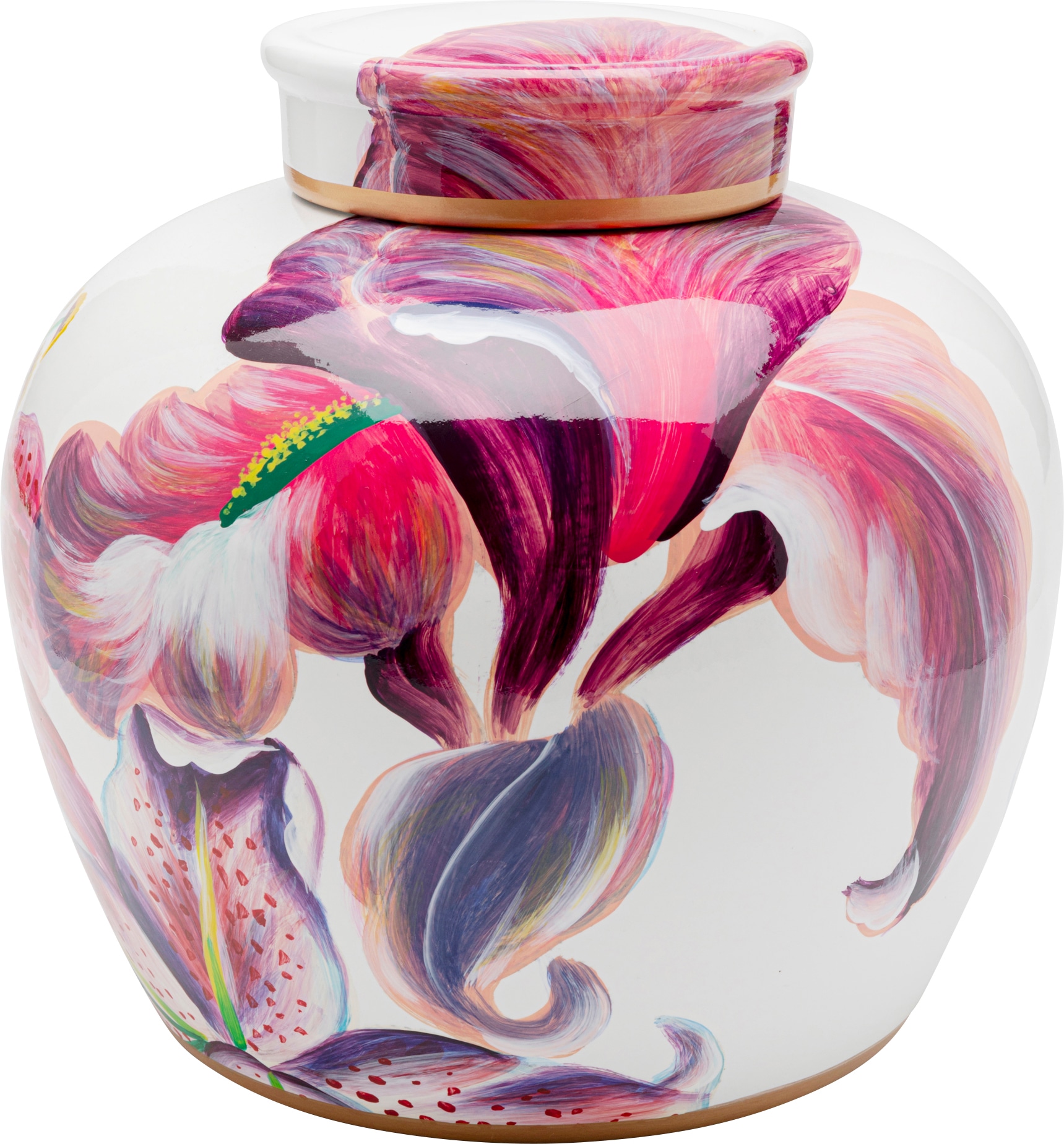 Kare Design Dose »Dekodose Lillies« ideal für Schmuck, Schlüssel, Kleingeld, Haargummis u.a. Kleinteile
