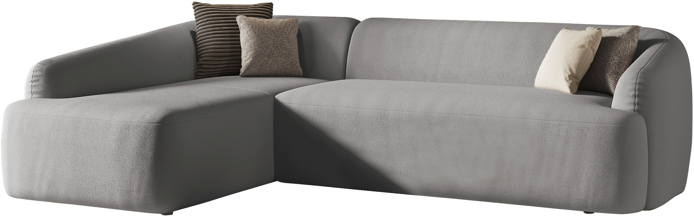 INOSIGN Ecksofa »Nergal, Einzelsofa oder L-Form«, Modernes Design, schlichte Optik, stilvoller Blickfang im Wohnzimmer