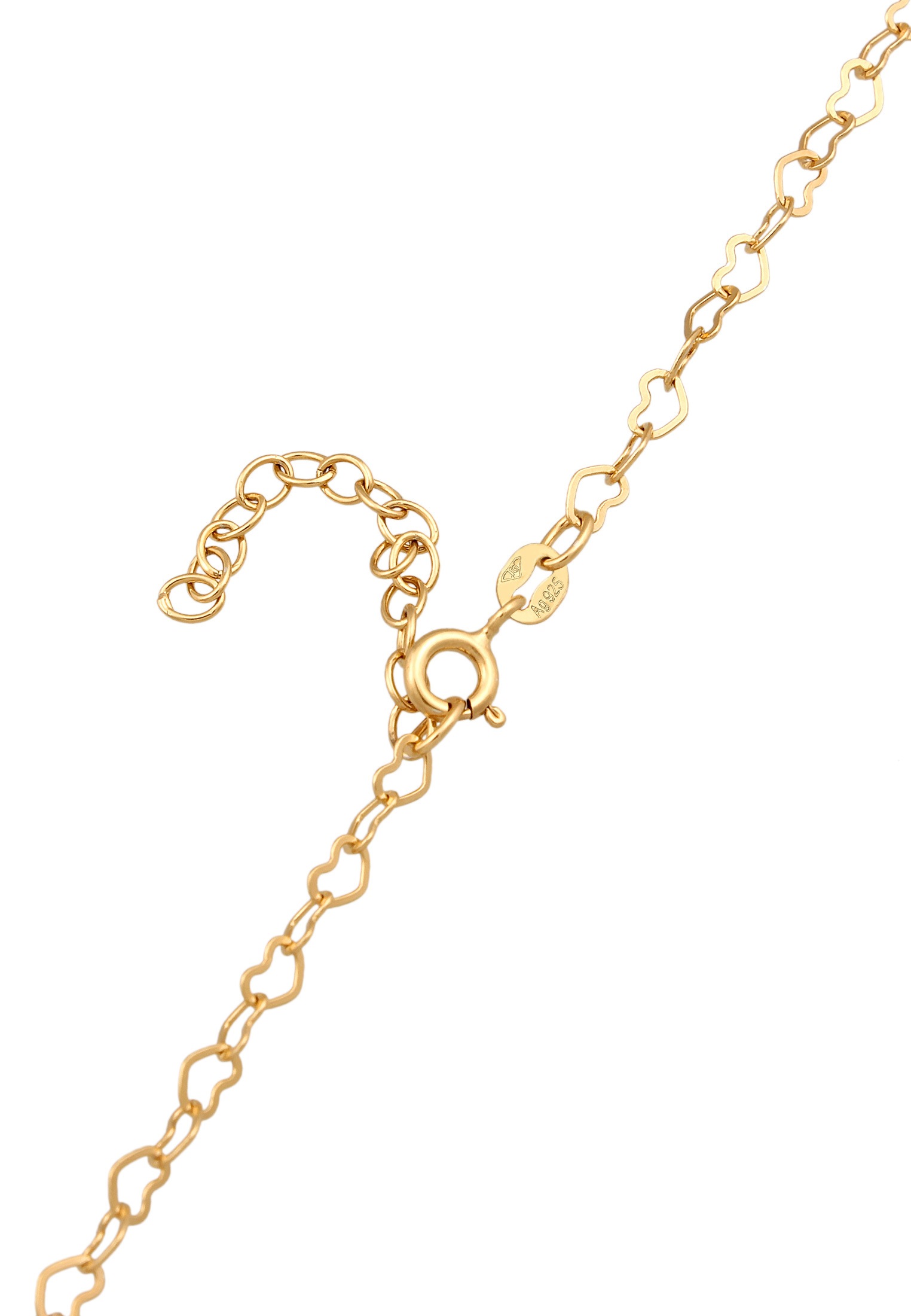 Elli Kette ohne Anhänger »Halskette Choker Herz Liebe Verbunden 925 Silber«