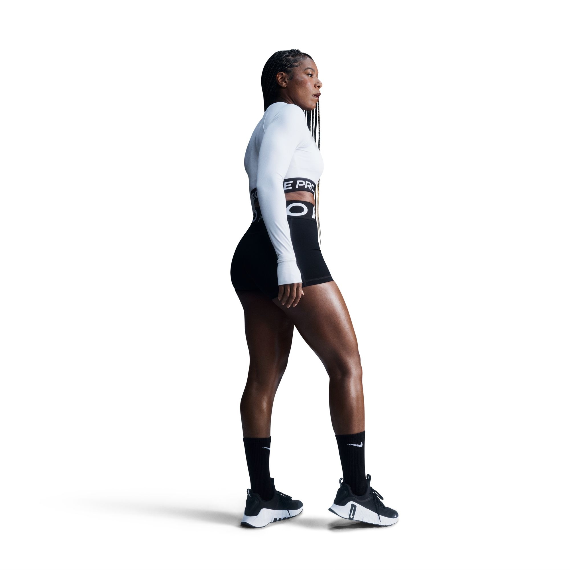 Nike Funktionsshirt »NIKE PRO DF 365 CROP LS« Rundhalsausschnitt, Kurzarm, leichtes, geschmeidiges Material