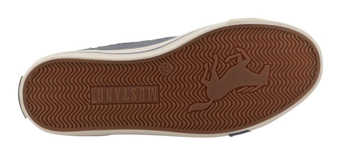 Mustang Shoes Sneaker »Winona«  Schnürboots, High Top-Sneaker mit Blüten-Stickerei