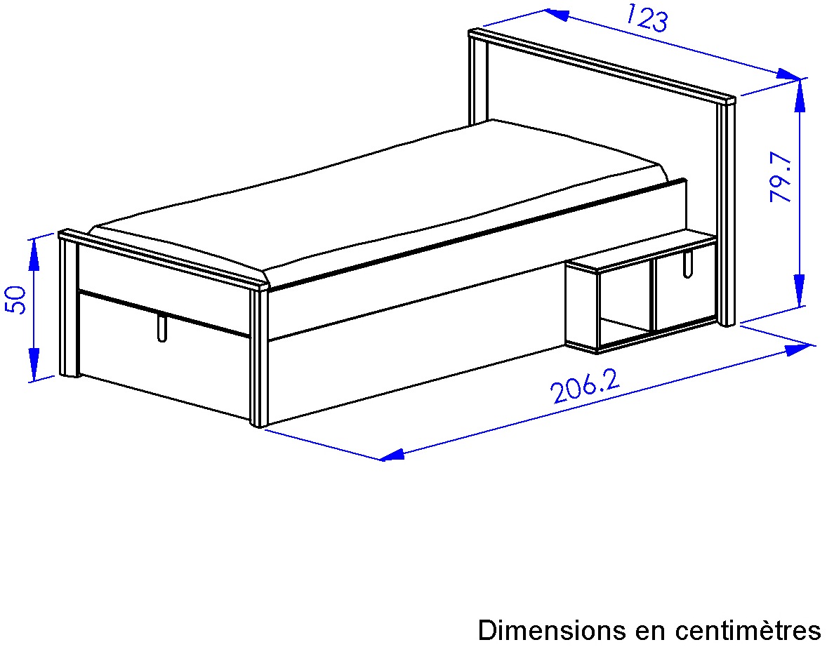 Gami Schlafzimmer-Set 3 Stk. tlg.