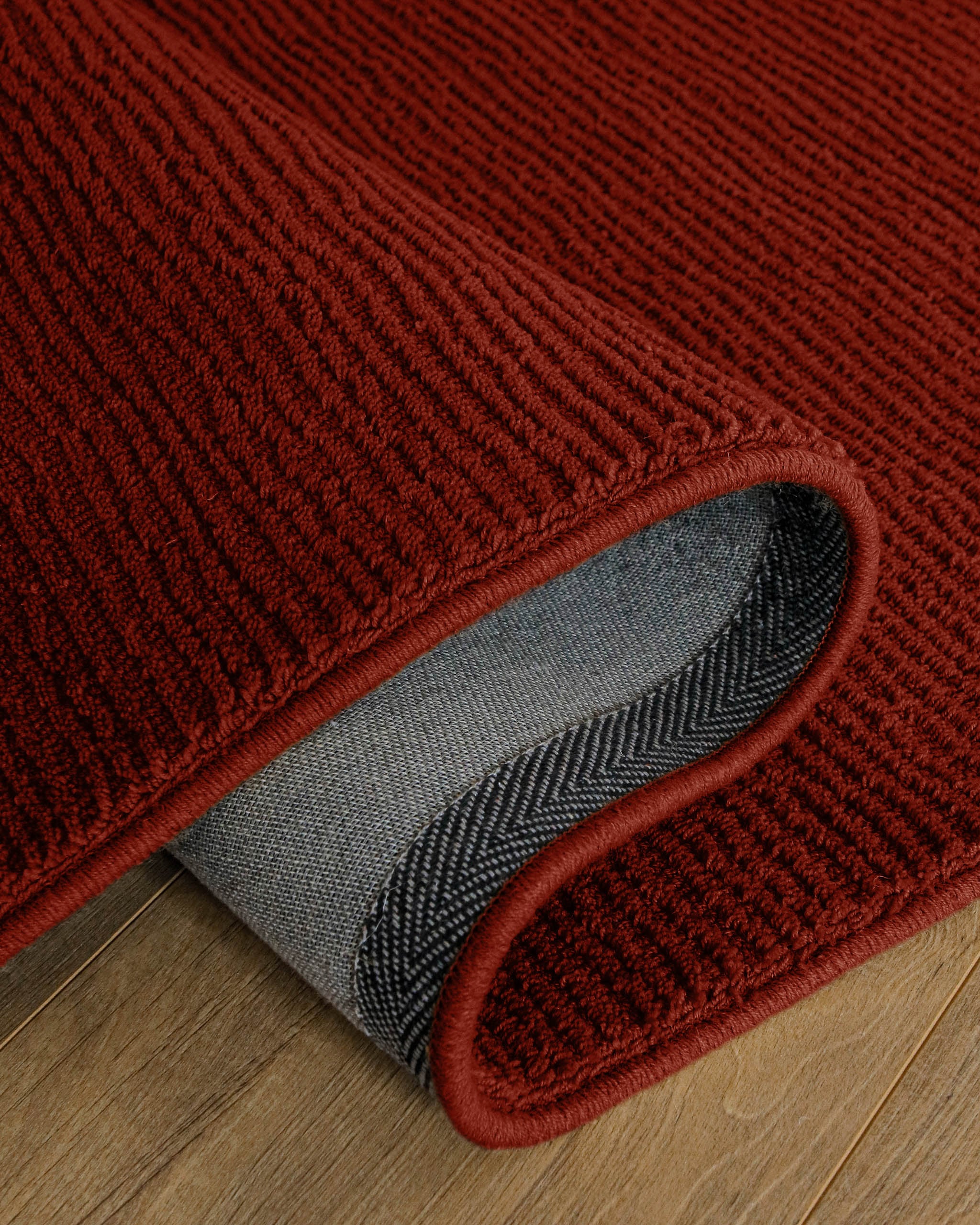 Wecon home Teppich »Castello ONE« rechteckig 7 mm Höhe Schurwolle, Kurzflor mit Hoch-Tief-Effekt, Wohnzimmer, Streifenmuster