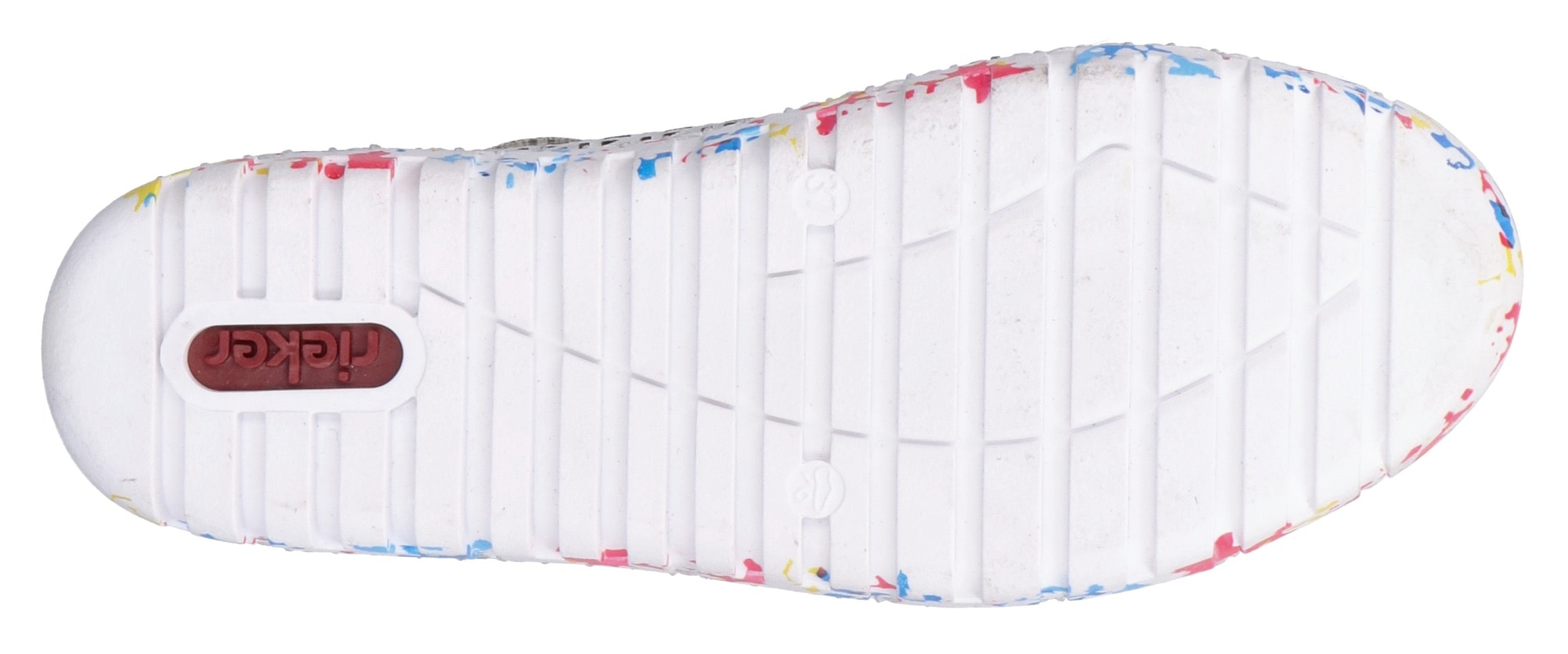 Rieker Slip-On Sneaker  , Halbschuh, Freizeitschuh, Schlupfschuh mit Gummizug