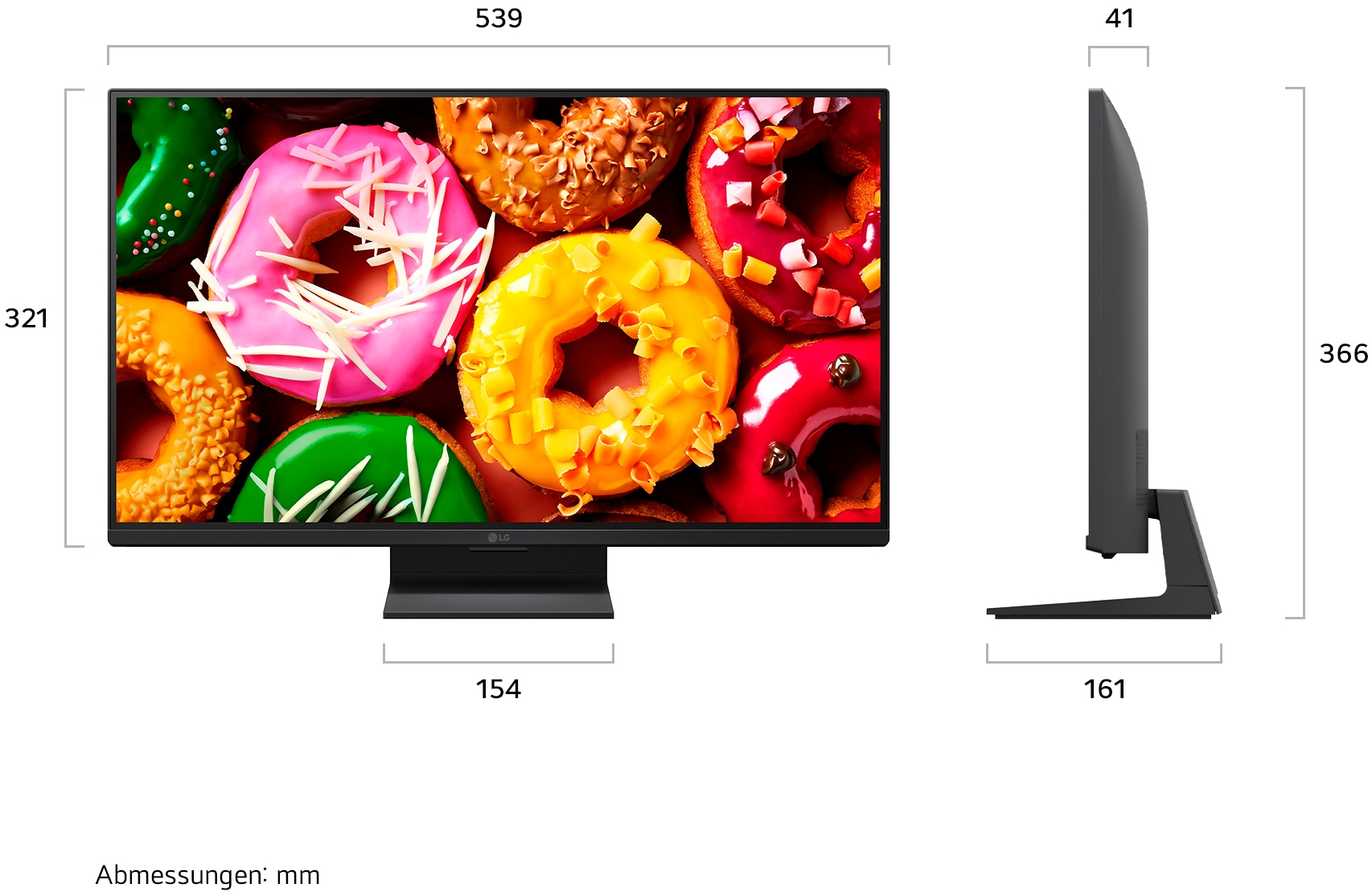 LG DLED-Fernseher »24LB70006LA« 60 cm/24 ″ Full HD Smart-TV