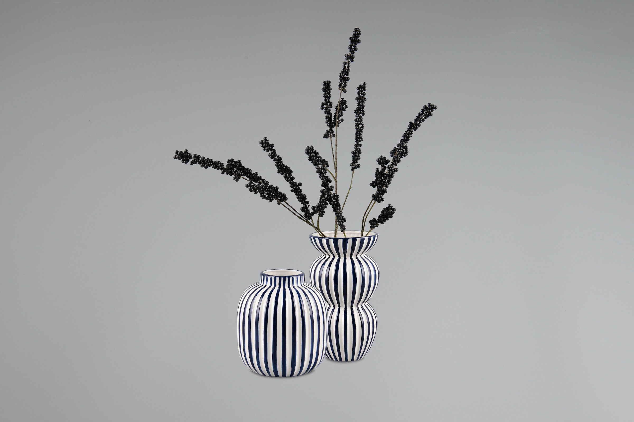 MIRRORS AND MORE Dekovase »SAVANNA« Dekovase mit  Streifen