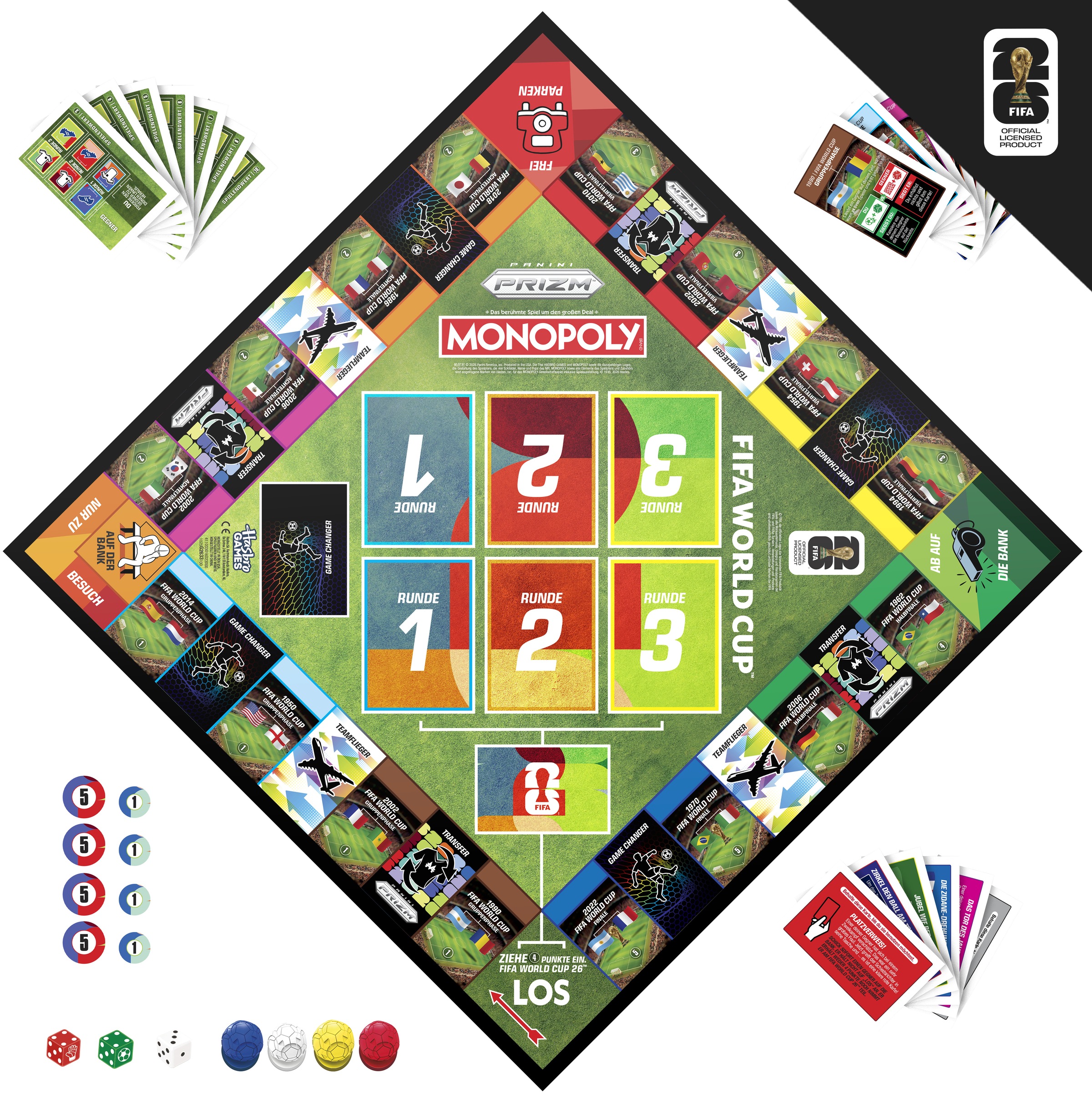 Hasbro Spiel »Monopoly Panini Prizm: FIFA World Cup«