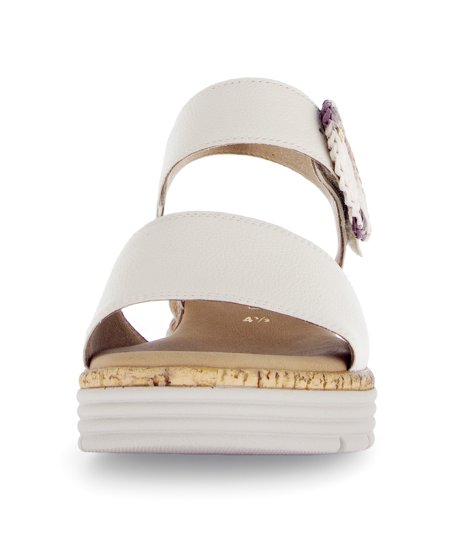 Gabor Keilsandalette »Genua«  , Plateau, Sommerschuh mit dekorativer Zierschnalle, G-Weite