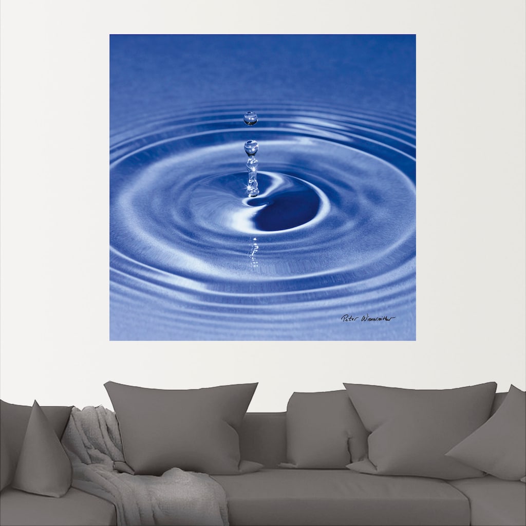 Artland Wandfolie »Wassertropfen«, Zen, (1 St.)