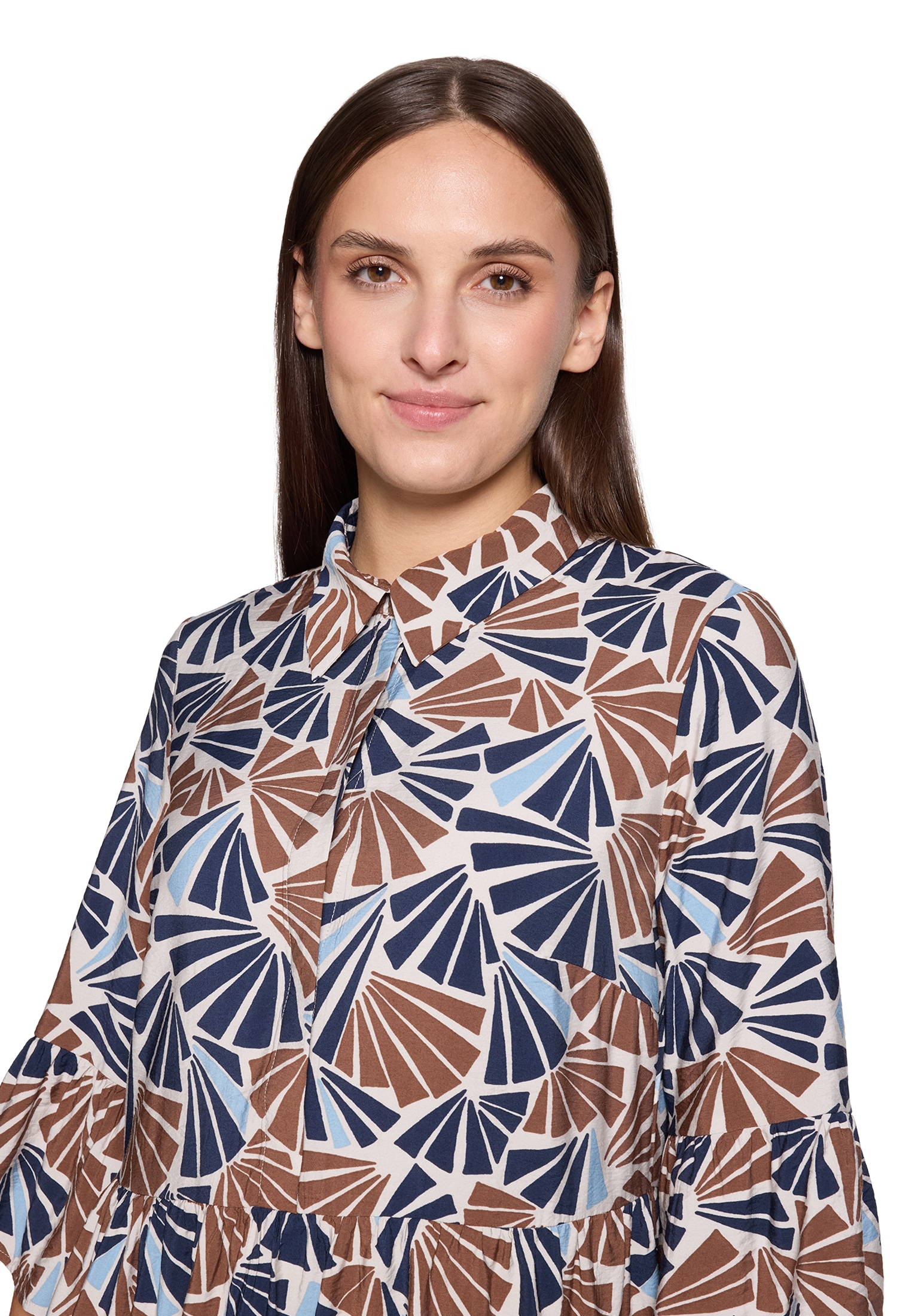 Betty&Co Midikleid »Stufenkleid mit Print«