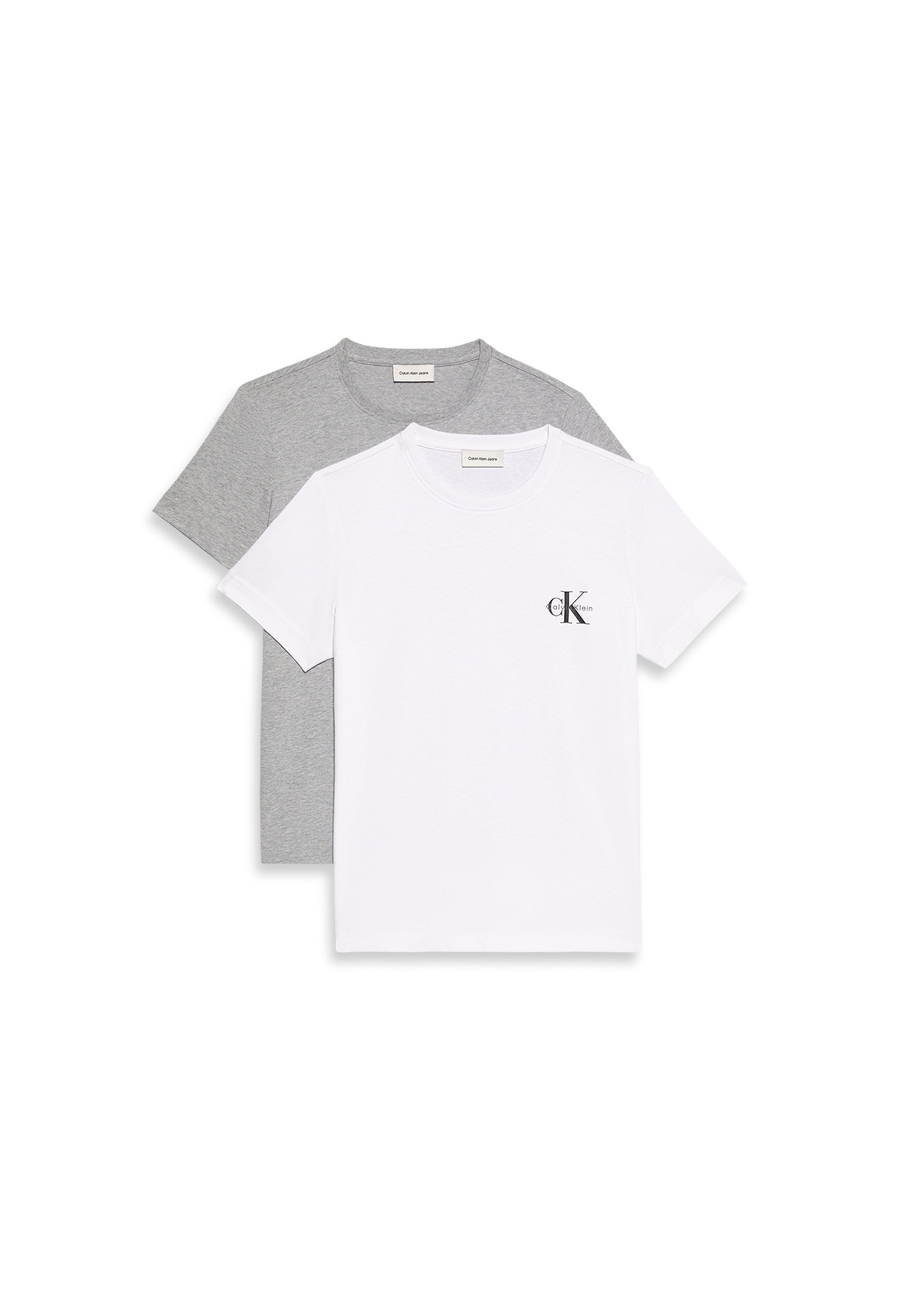 Calvin Klein Jeans T-Shirt »MONOLOGO CN 2 PACK TEE« Packung, 2er-Pack, 2 Stk. , Logoschriftzug