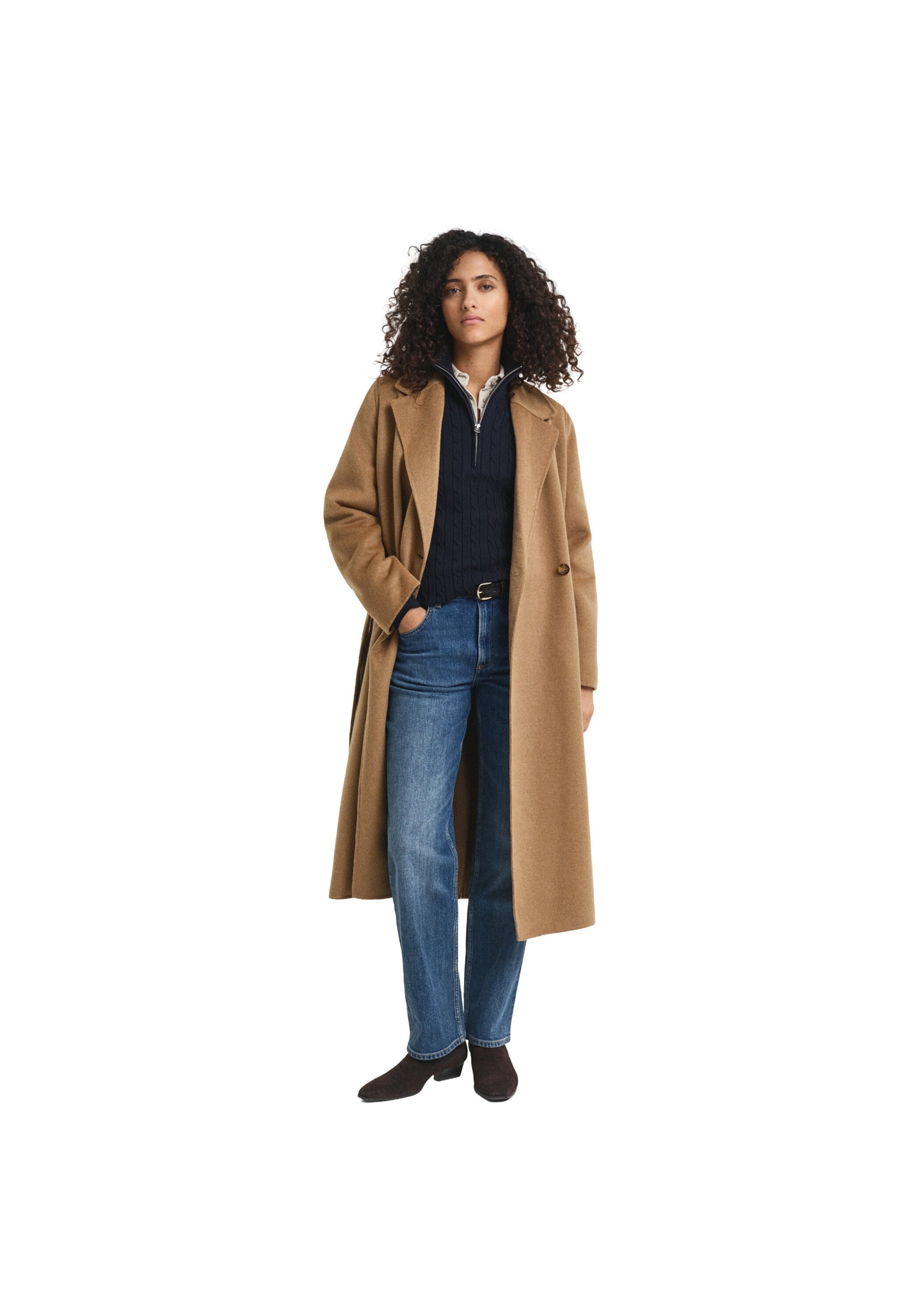 Gant Sweater »Strickpullover STRETCH COTTON CABLE HALF-ZIP 1er Pack«, 1 tlg.
