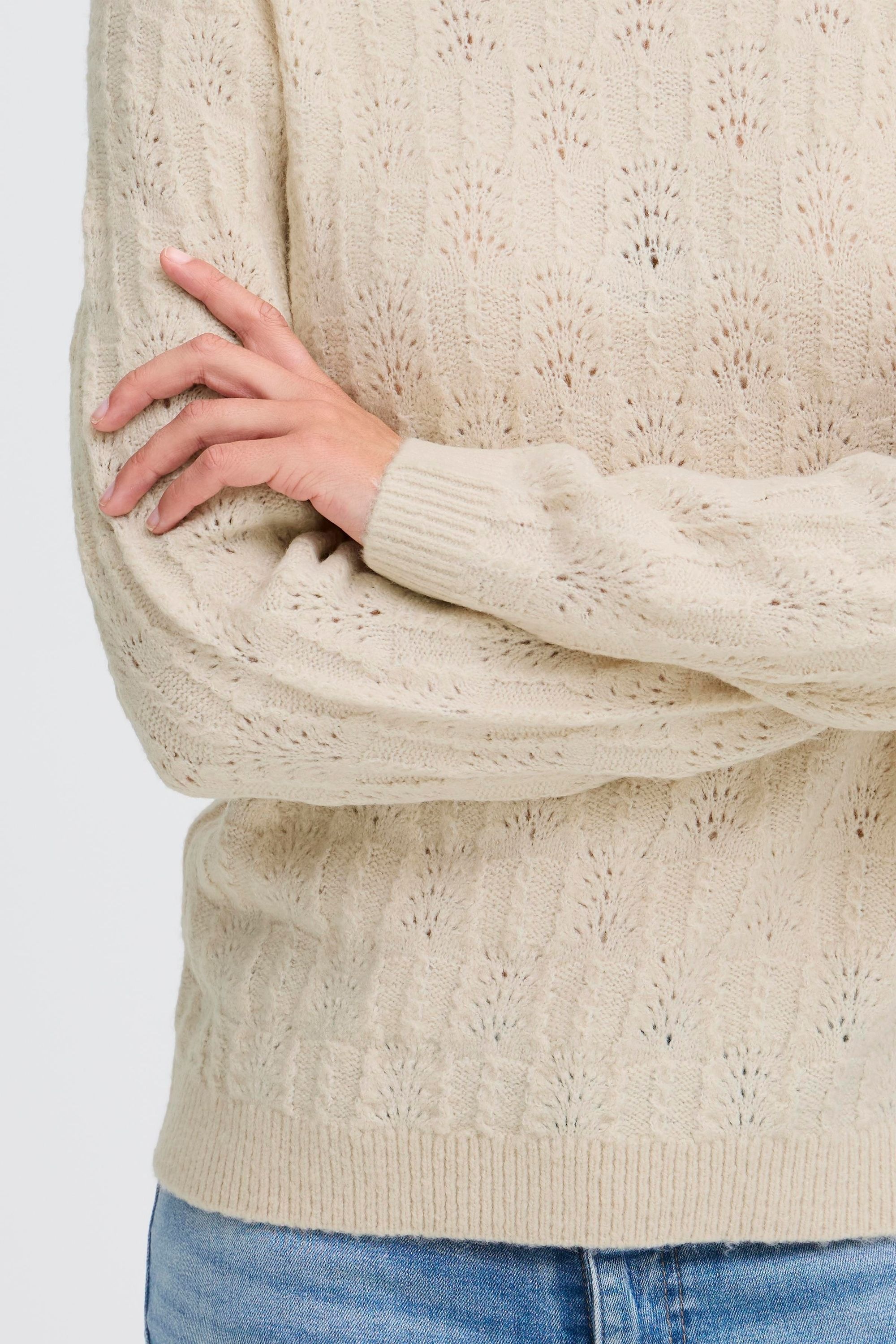OXMO Strickfleece-Pullover »Strickpullover OXFSINVA«