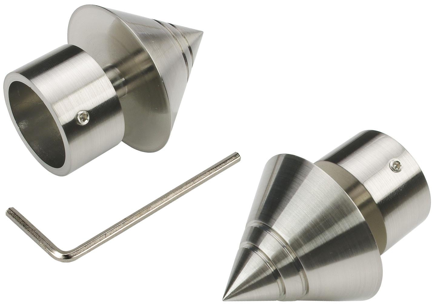 Liedeco Gardinenstange »CELKEGEL01SG1L«, 1 läufig-läufig, Fixmaß, 1-läufig im Fixmaß Ø 25 mm