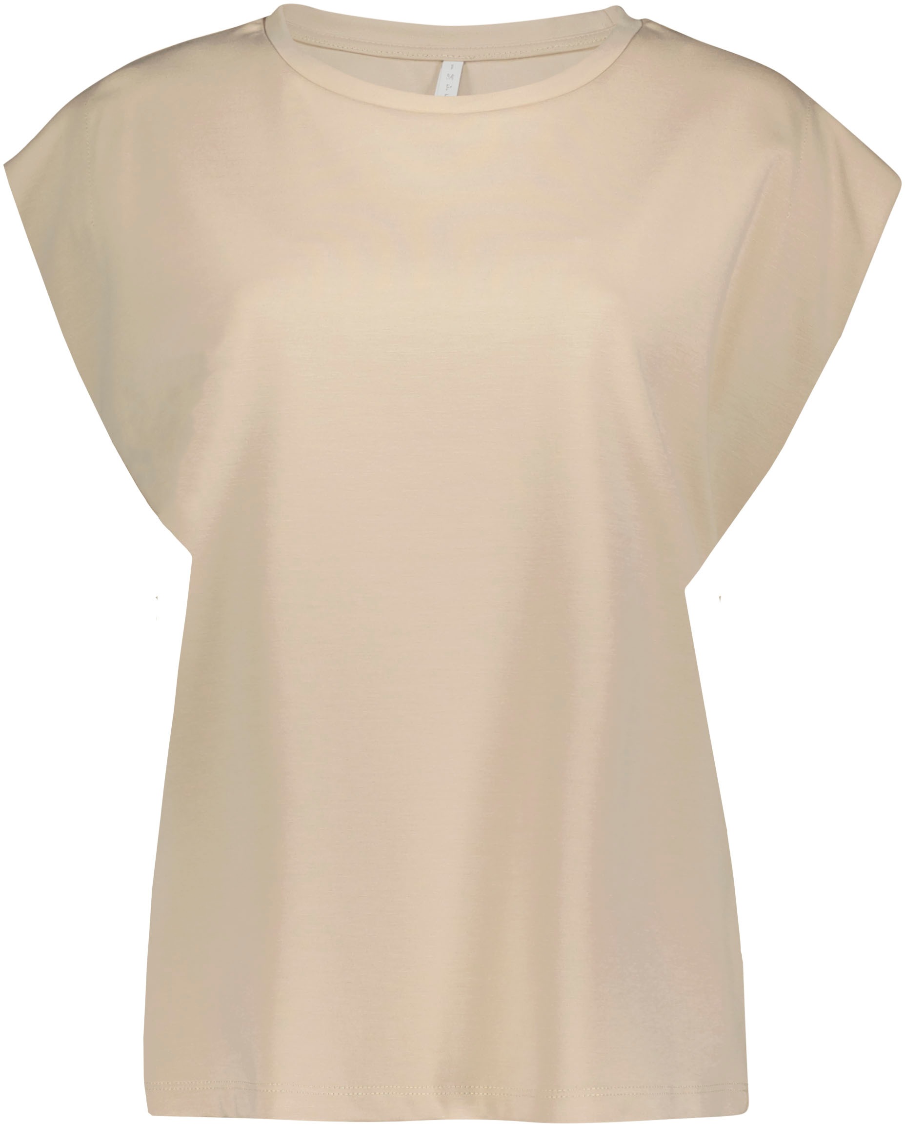 IMPERIAL T-Shirt »Ärmelloses "Punto Milano" Shirt mit eingeschlagen Armlochdetail«