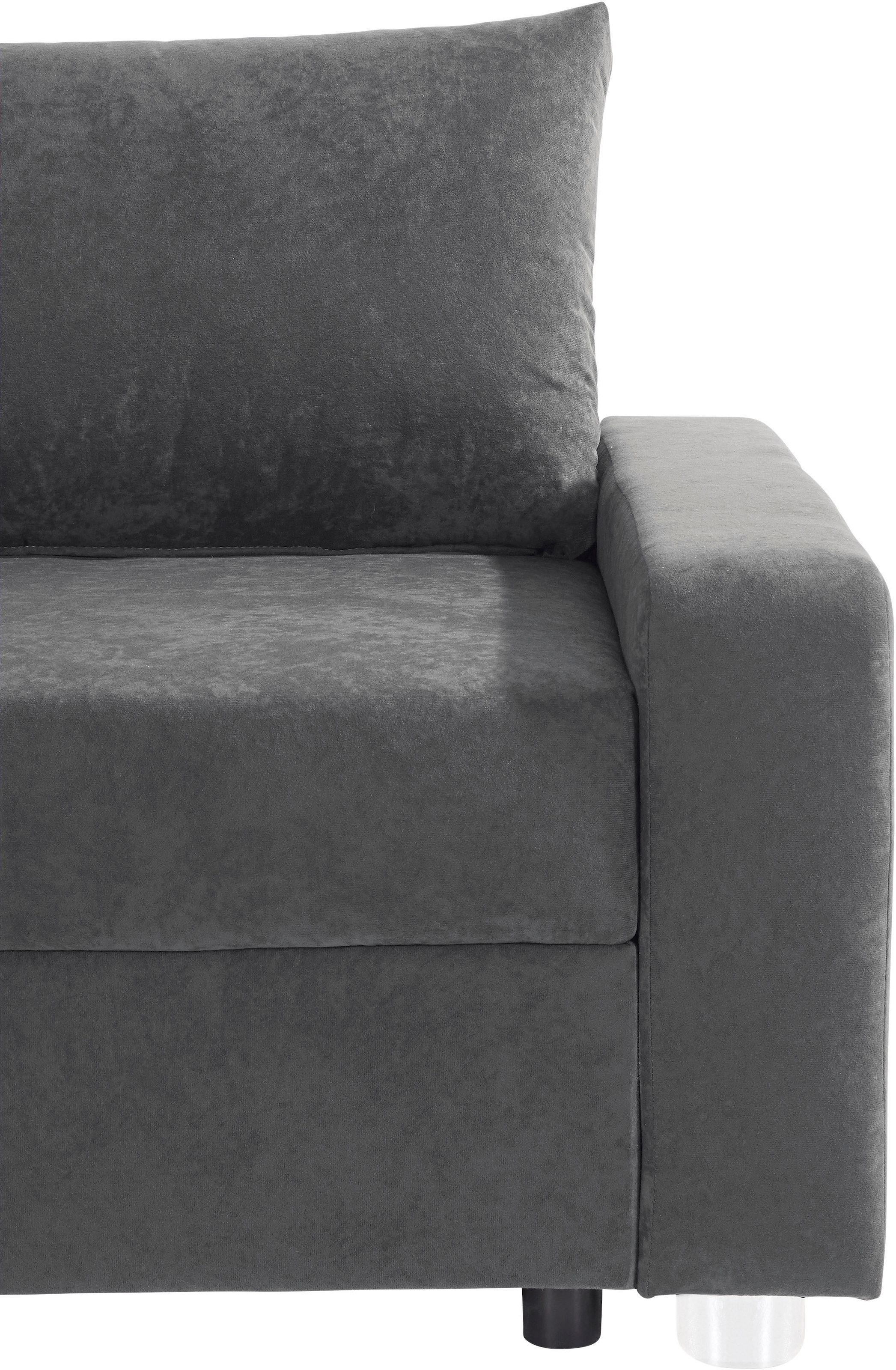COLLECTION AB Ecksofa »Relax L-Form«, inklusive Bettfunktion, Federkern, wahlweise mit RGB-LED-Beleuchtung
