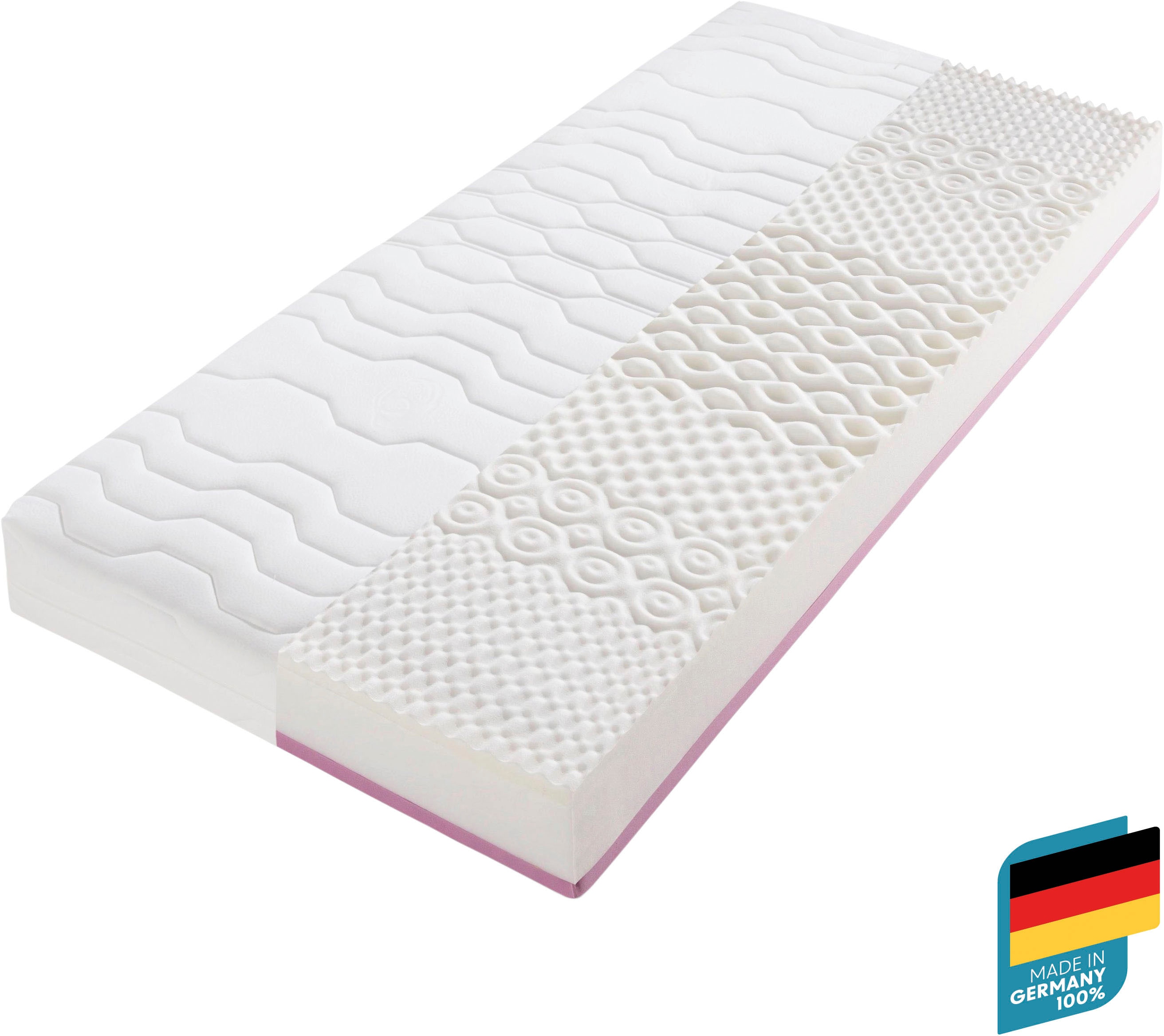 Beco Taschenfederkernmatratze »"TFK Duoflex"« 20 cm hoch 480 Federn 1 Stk. tlg. zwei Härtegrade in einer Matratze in weiß, Größe B/L: 90 cm x 200 cm