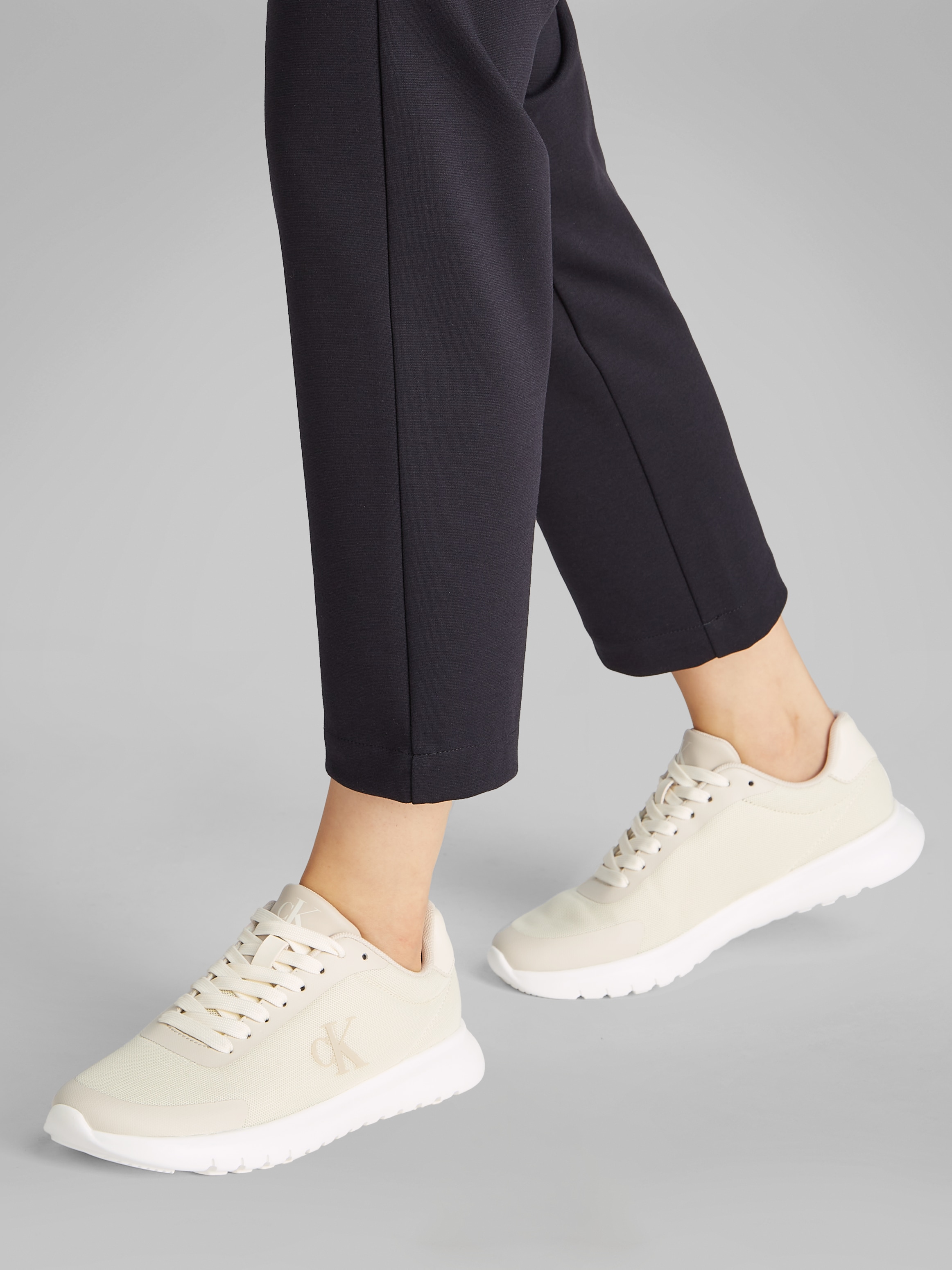 Calvin Klein Jeans Keilsneaker »3 EVA RUNNER MESH WN«, Freizeitschuh, Halbschuh, Schnürschuh mit Logoschriftzug