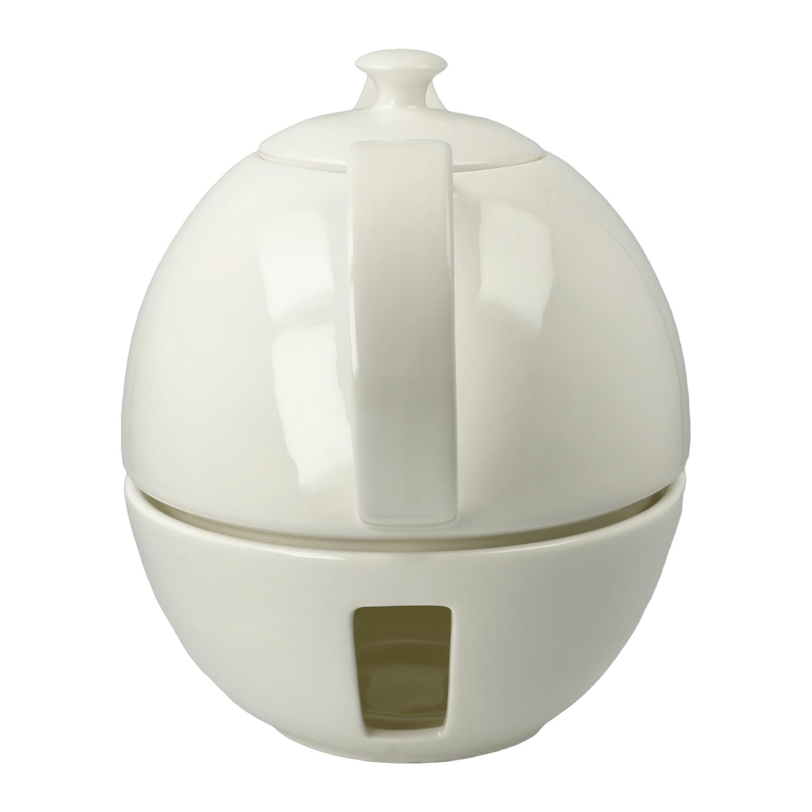 Goebel Teekanne »Teekanne mit Stövchen TableWare 1,2 l weiß« 1 Stk. tlg. Handwäsche wird empfohlen