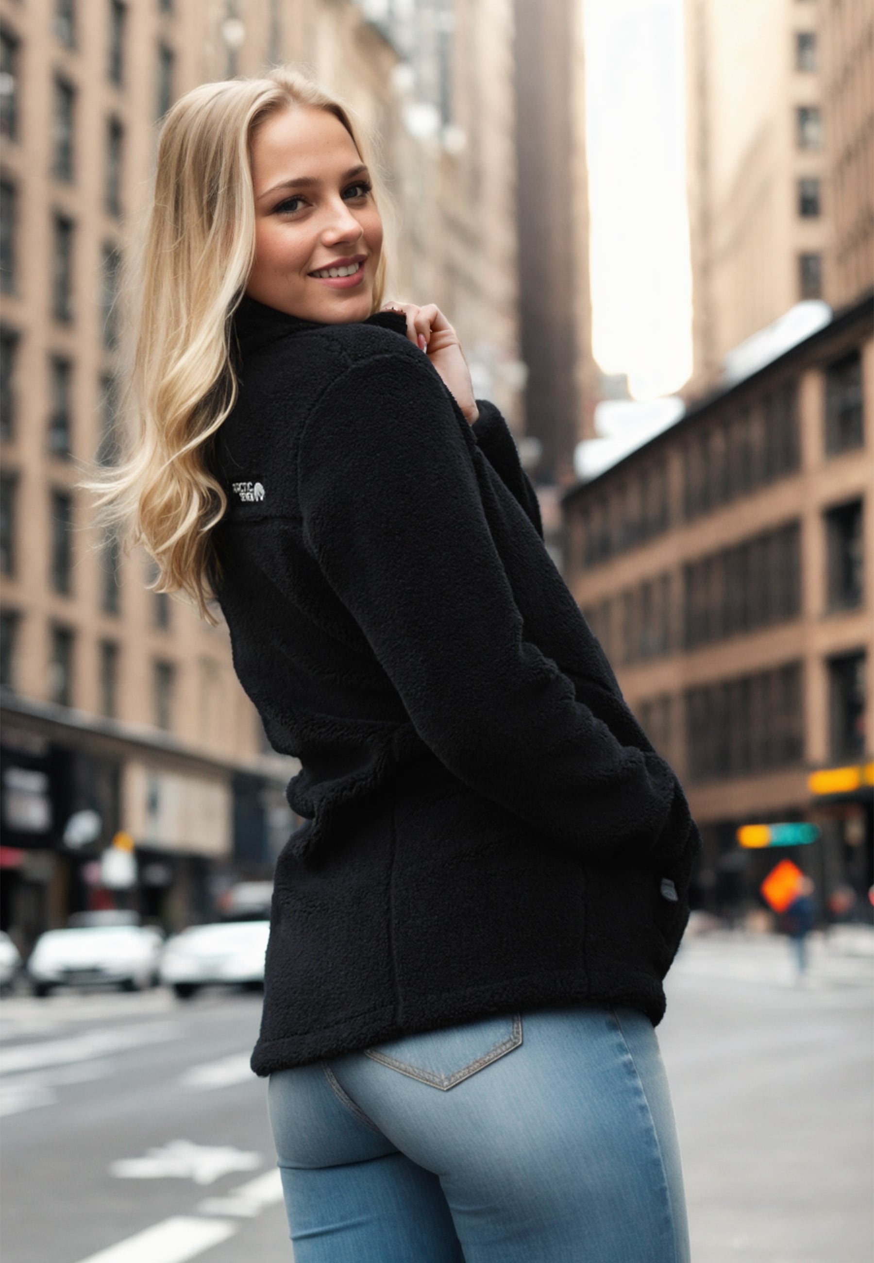 Arctic Seven Fleecejacke »Arctic Seven Damen Sherpa Fleecejacke AS416«