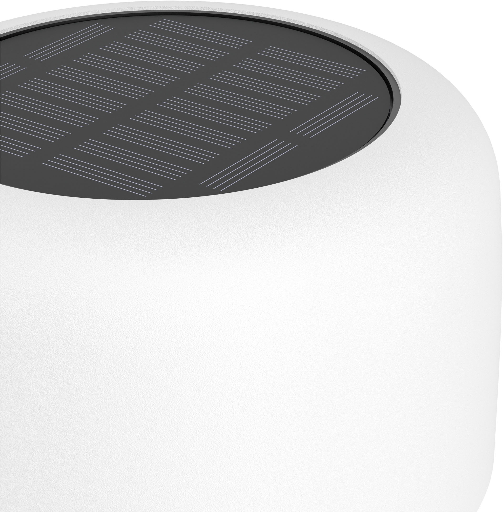 EGLO Tischleuchte »ROCCANOVA Tischlampe - Stahl - SOLAR-LED - 2,8W - IP44« LED-Modul 1 Stk. Warmweiß Solarleuchte, Außentischleuchte, Akku, Leselampe, H30 x Ø13,5 cm