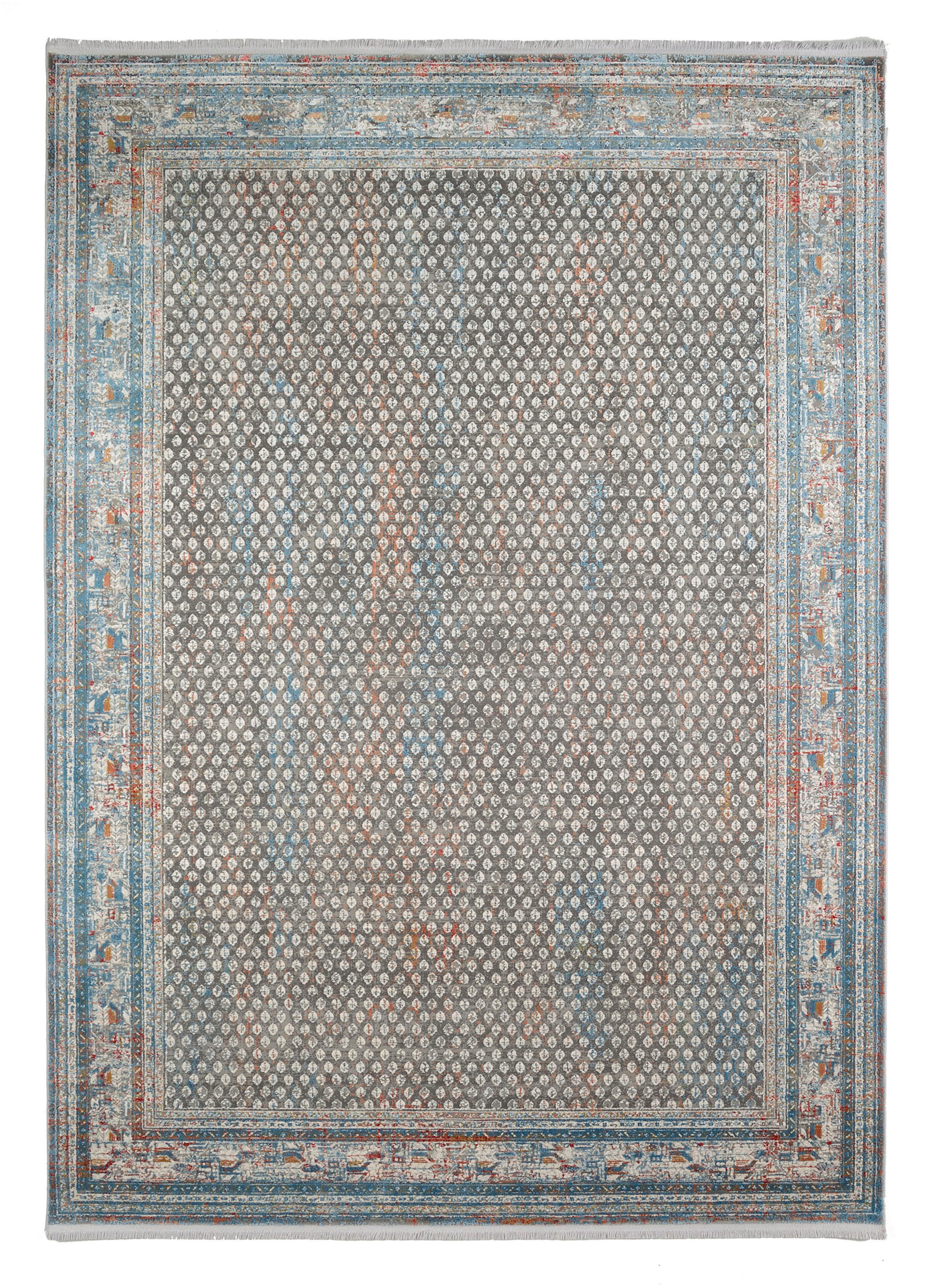 OCI DIE TEPPICHMARKE Teppich »BESTSELLER MIRI«, rechteckig, Vintage Optik mit feinem Glanz und feinen Fransen, Wohnzimmer