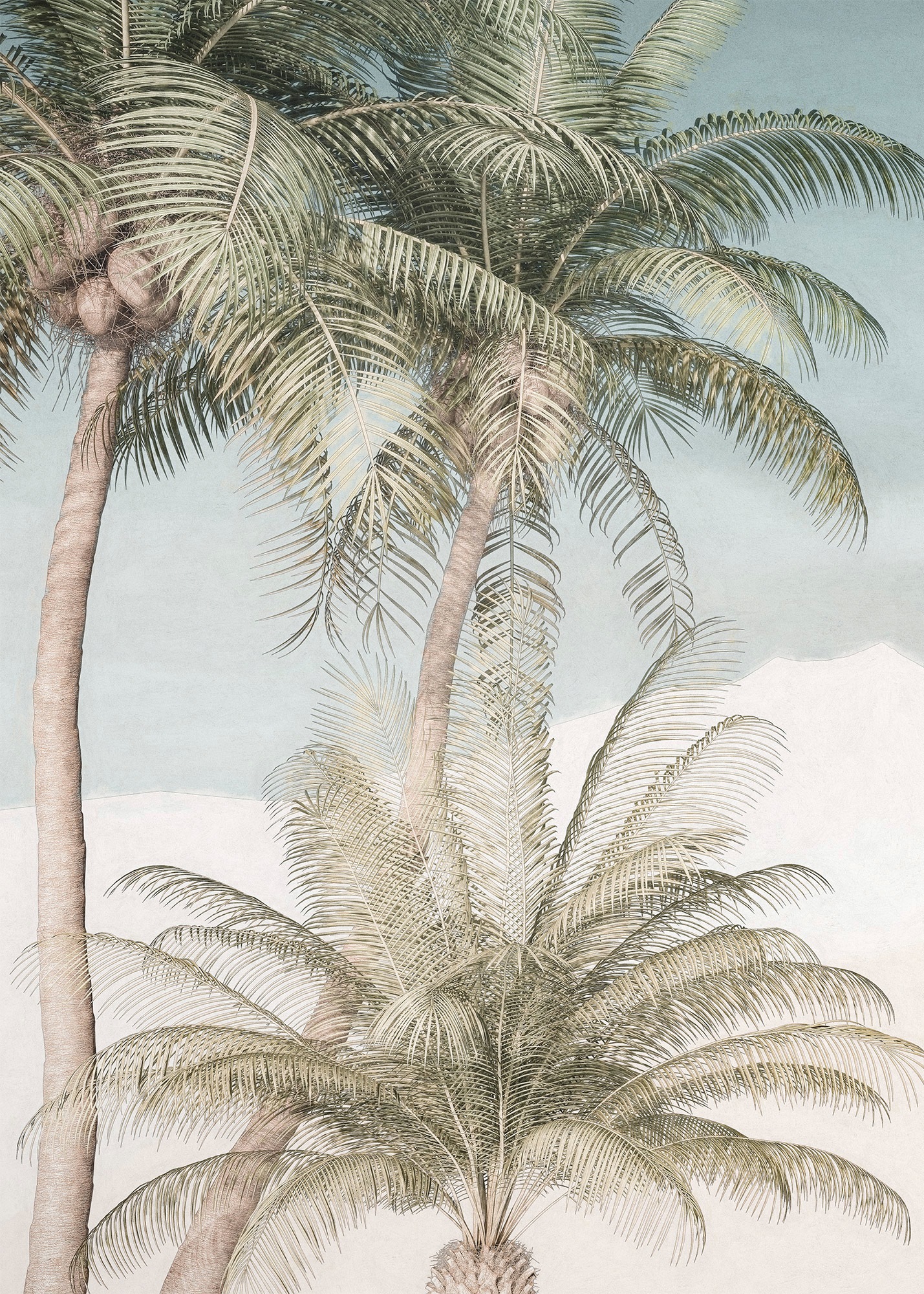 Komar Fototapete »Palm Oasis«, floral-Wald-natürlich