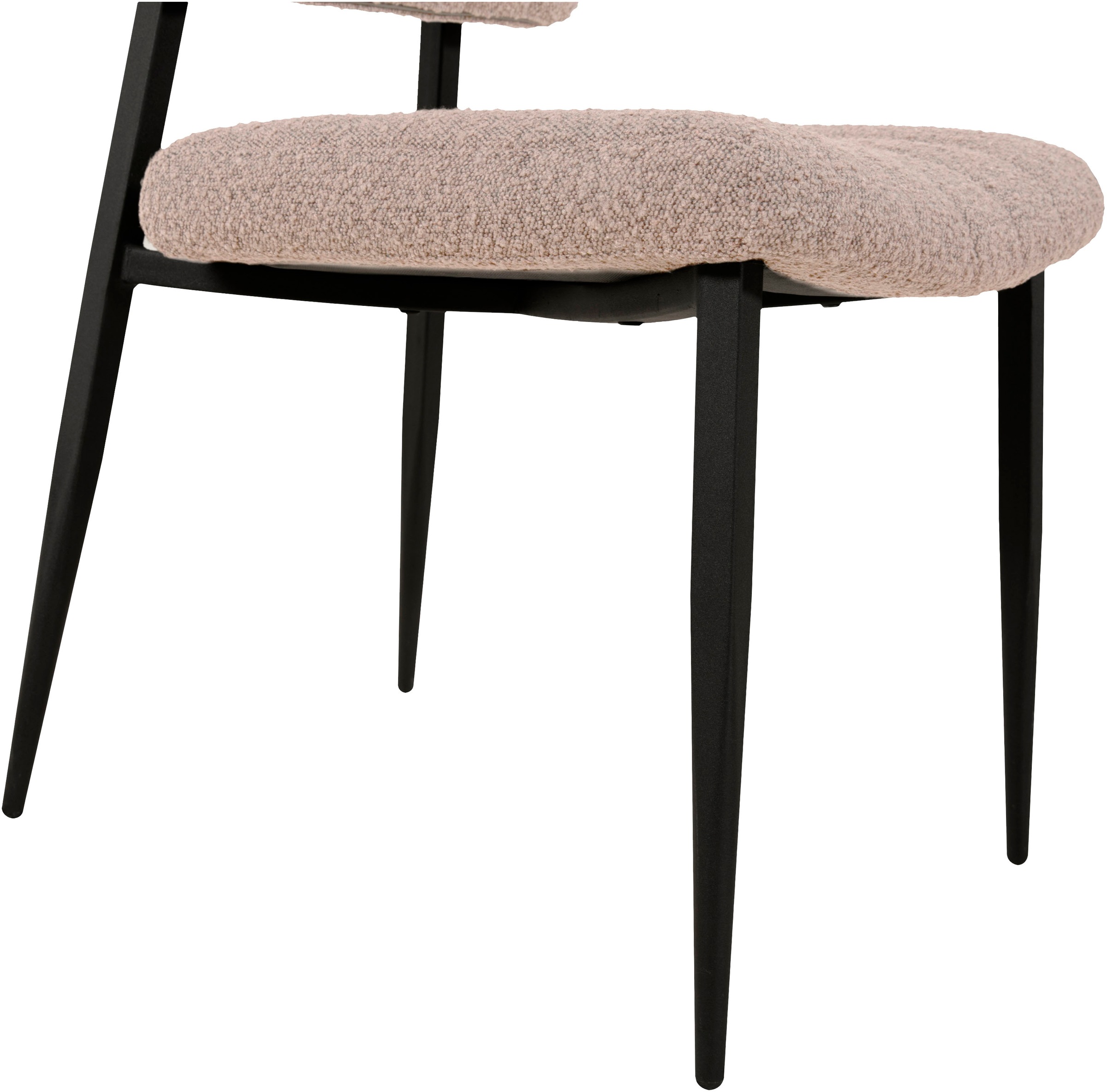 OMG Design Esszimmerstuhl »Dirk«, (Set), 1 St., Stoff, moderner Boucle Bezug, bequem gepolstert