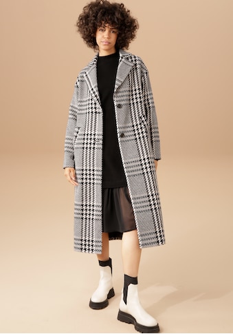 Aniston CASUAL Wintermantel, im ausdrucksvollem Karo-Patch-Dessin kaufen