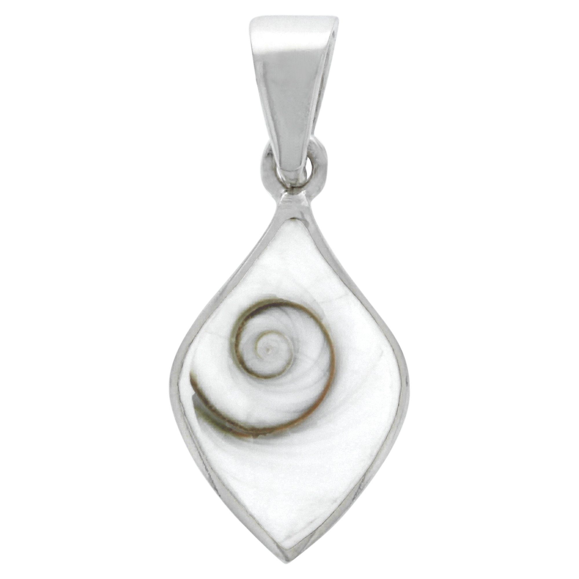 Vivance Kettenanhänger »925/- Sterling Silber rhod. mit Muschel«, Anhänger
