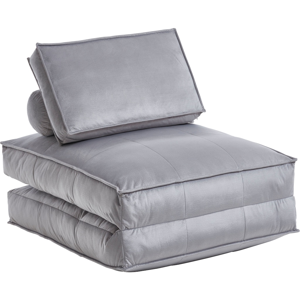 ATLANTIC home collection XXL-Sessel »Miro«, XXL-Sessel wandelbar zum Gästebett