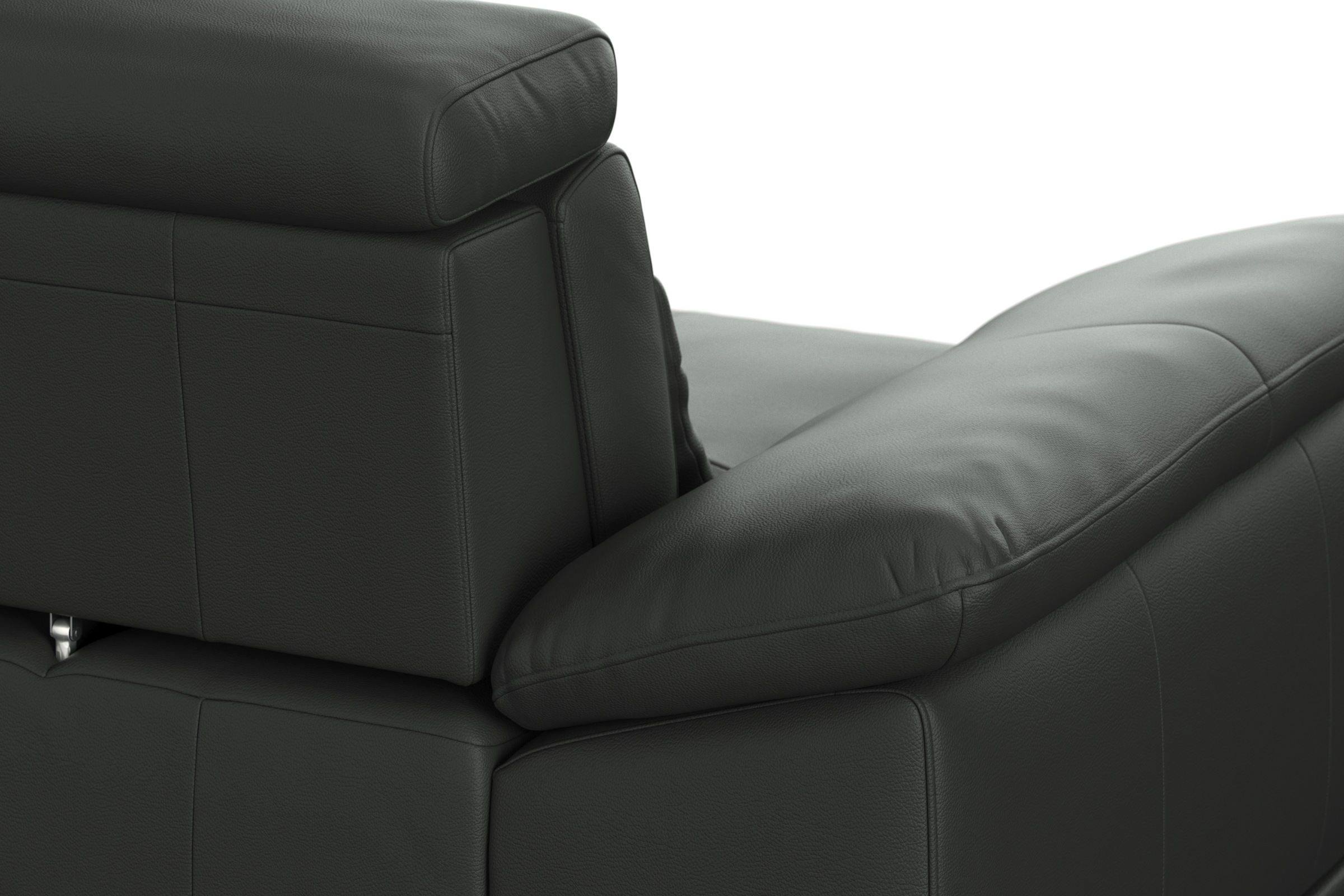 sit&more Ecksofa »Cabrio L-Form, mit Sitztiefenverstellung, Arm- und Kopfteilverstellung«, 3 Nierenkissen, Federkern, optional Bettfunktion und Stauraum