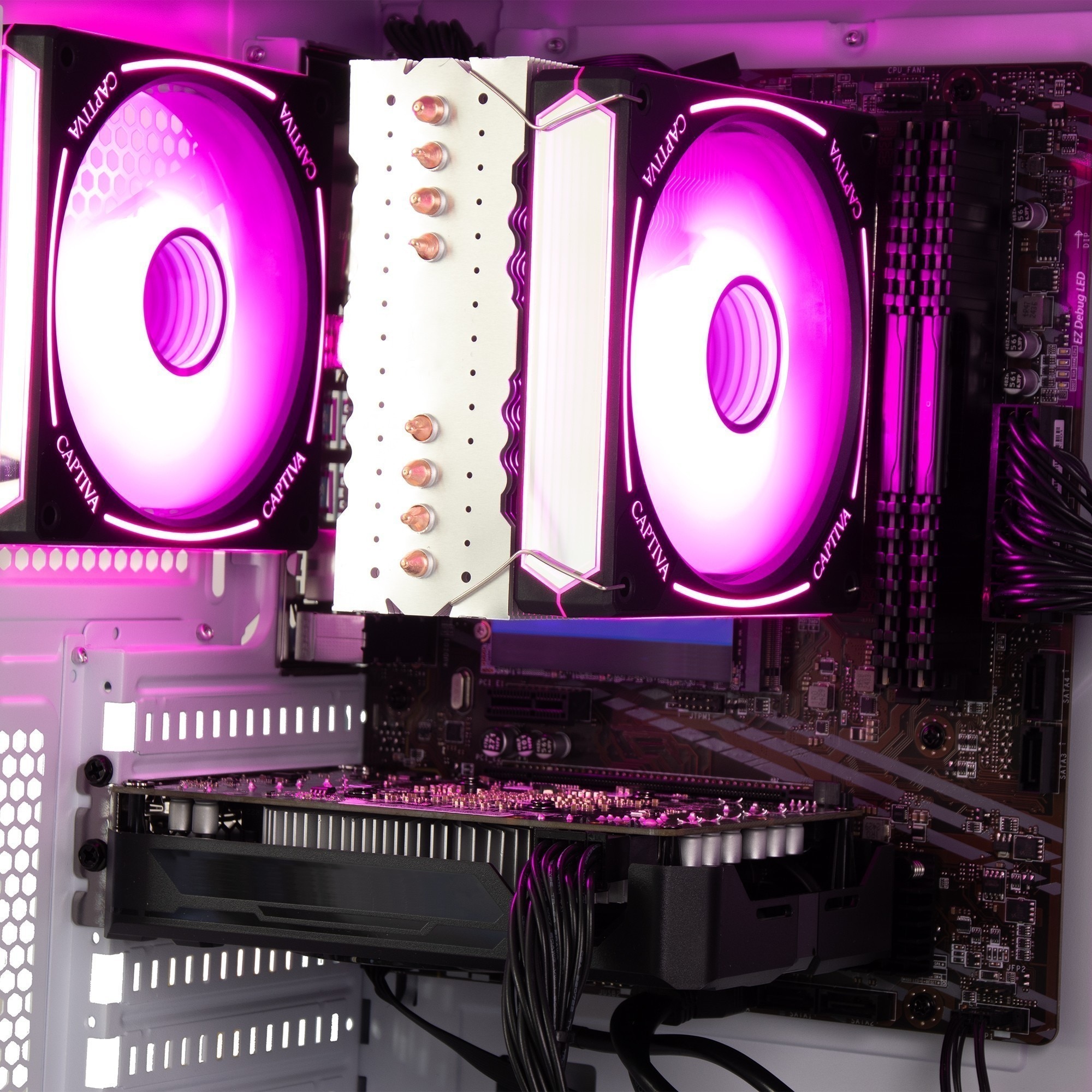 CAPTIVA Business-PC-Komplettsystem »Power Starter R78-415 TFT Bundle« 27 ″ AMD Ryzen 7 Radeon 32 GB RAM 1.000 GB SSD