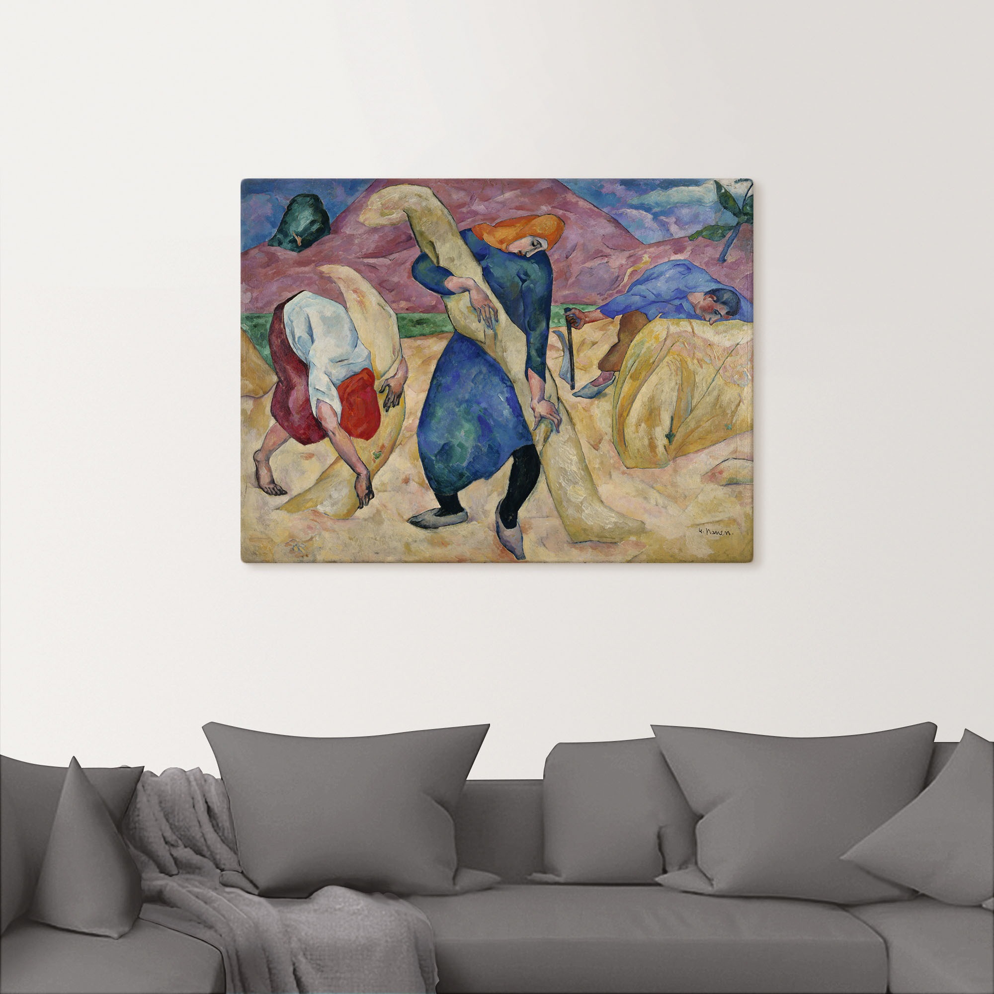 Artland Wandbild »Ernte. 1913«, Bilder von Berufen, (1 St.), als Alubild, Leinwandbild, Wandaufkleber oder Poster in versch. Größen