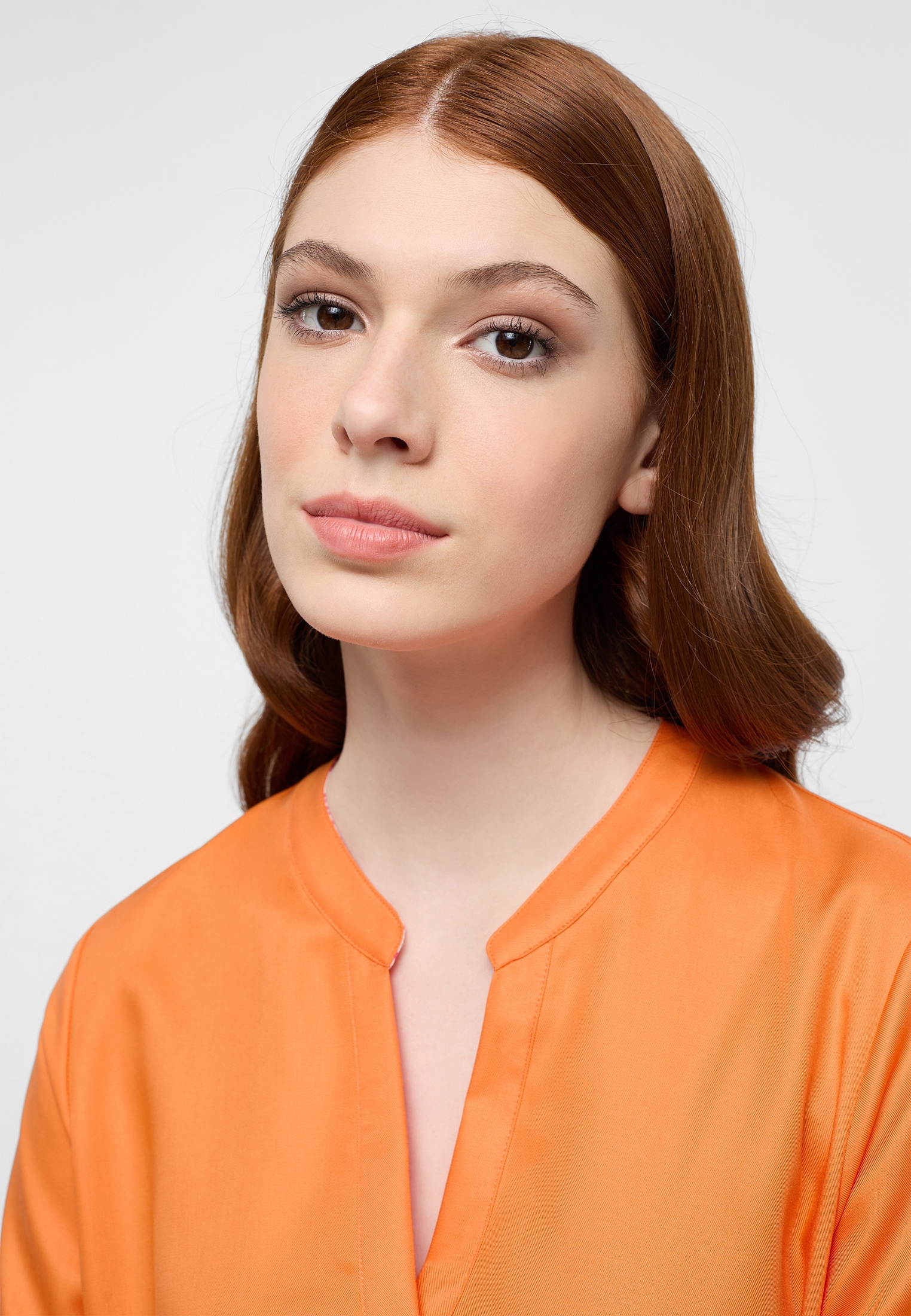 Eterna Longbluse »LOOSE FIT« EASY IRON (bügelleicht)