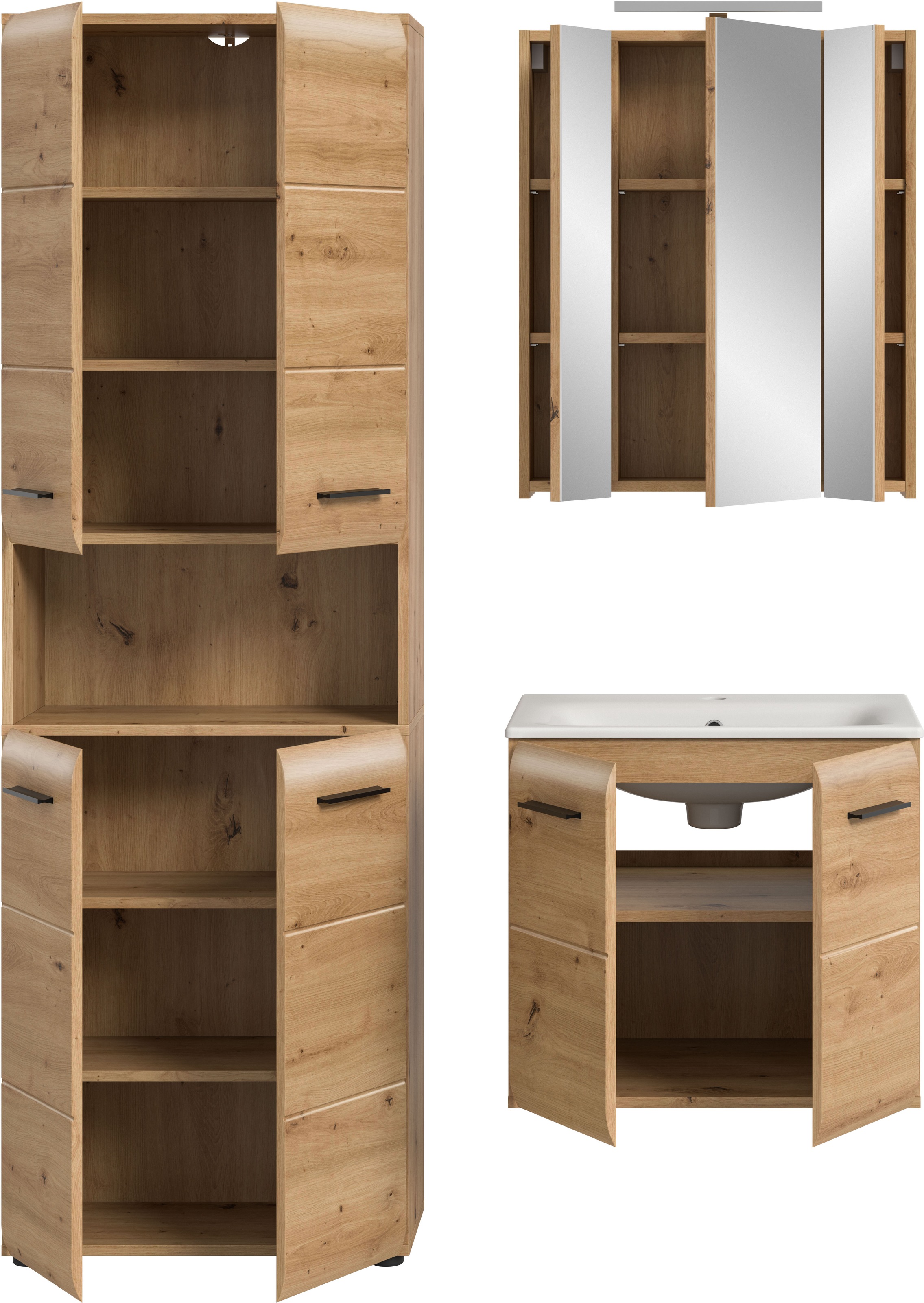 welltime Badezimmer-Set Set, 5 Stk. tlg.