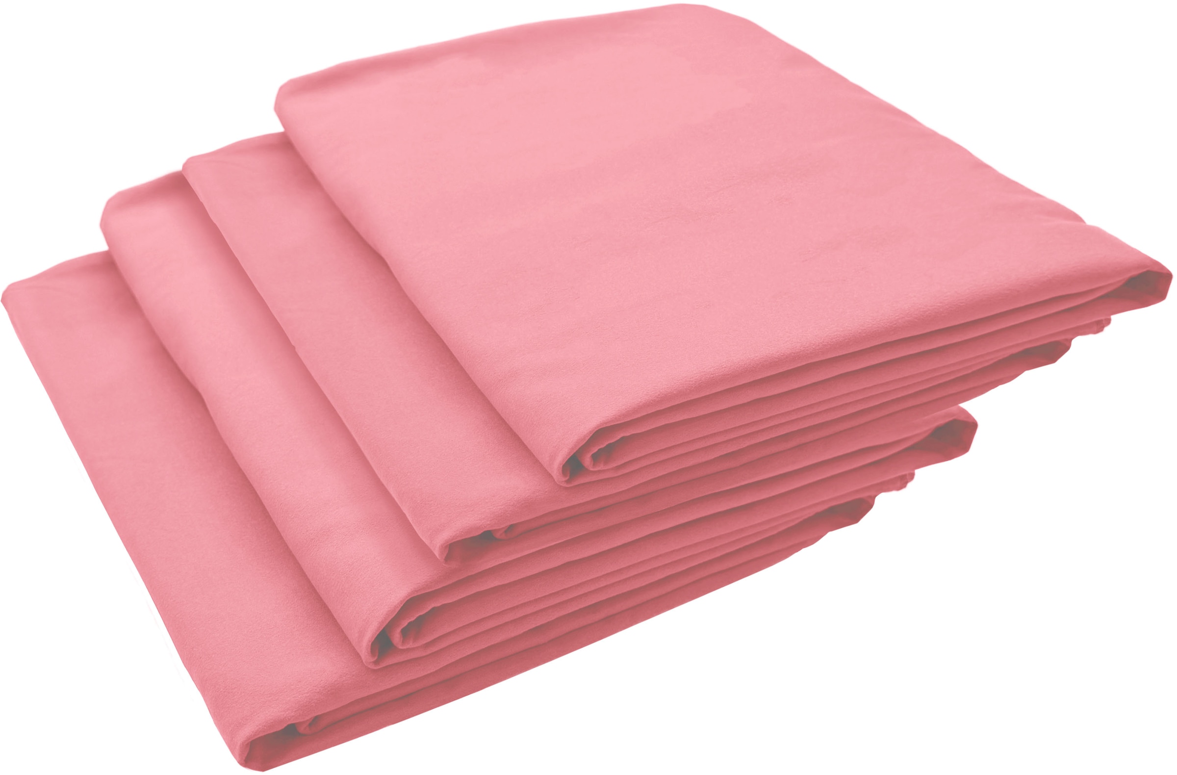 my home Reisehandtuch »Xavi, 4 x 40x60cm ideal als Sporthandtuch, Reisehandtuch«, (Set, 4 St.), als Serie und Set, sehr leicht, kompakt, schnelltrocknend, Mikrofaser