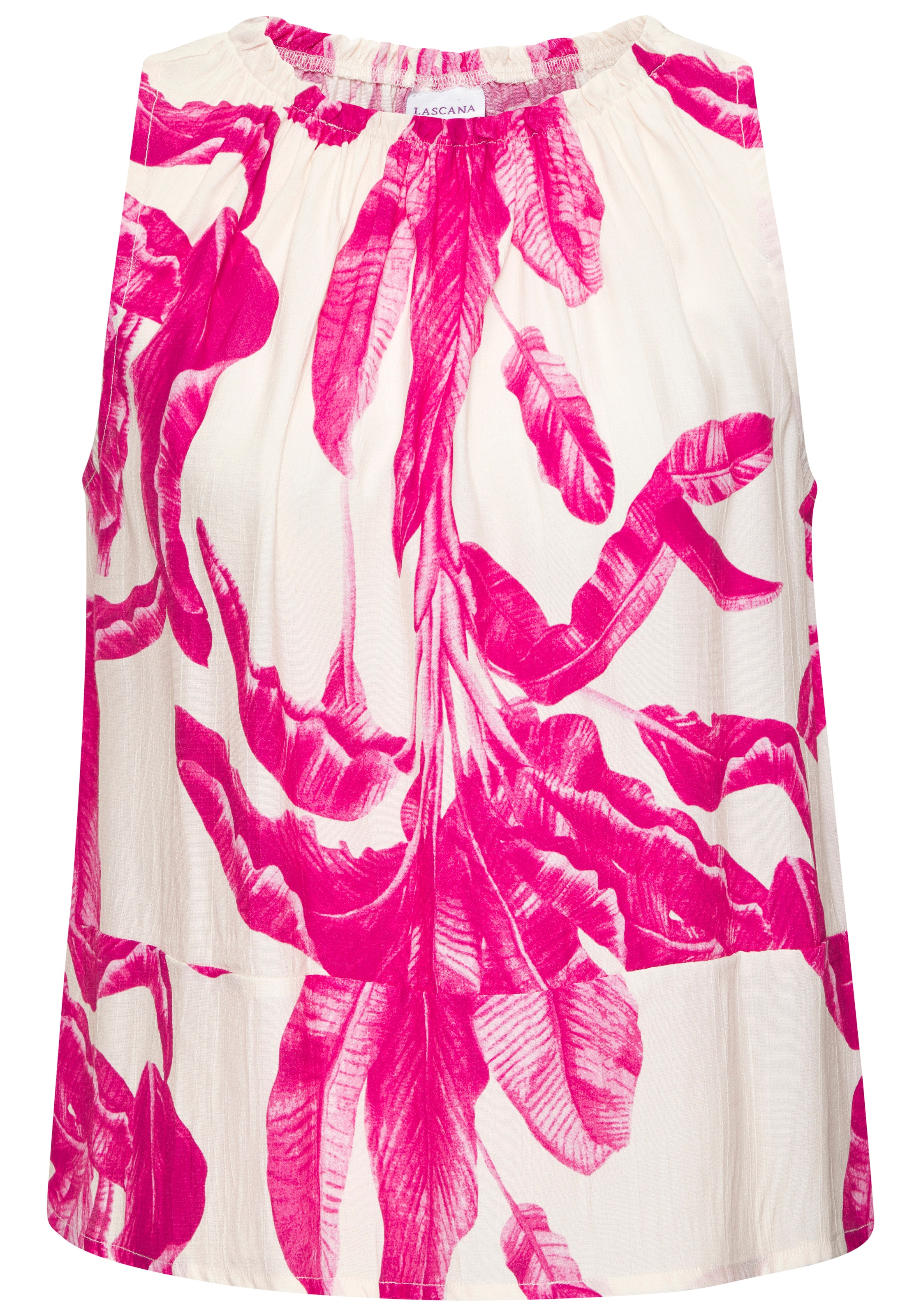 LASCANA Strandtop in sommerlichem Allover-Print