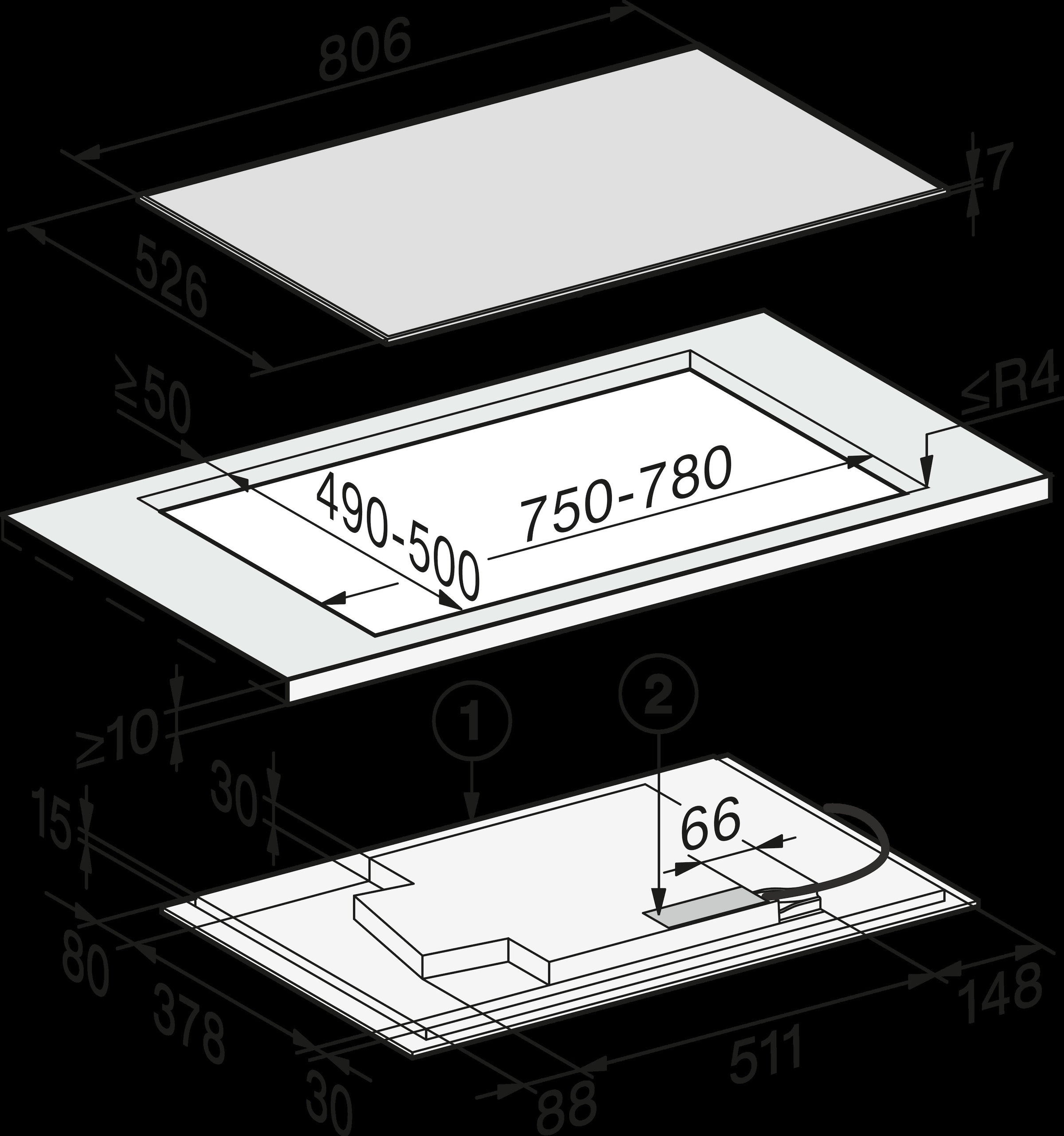 Miele Flex-Induktions-Kochfeld »KM 7679 FR«