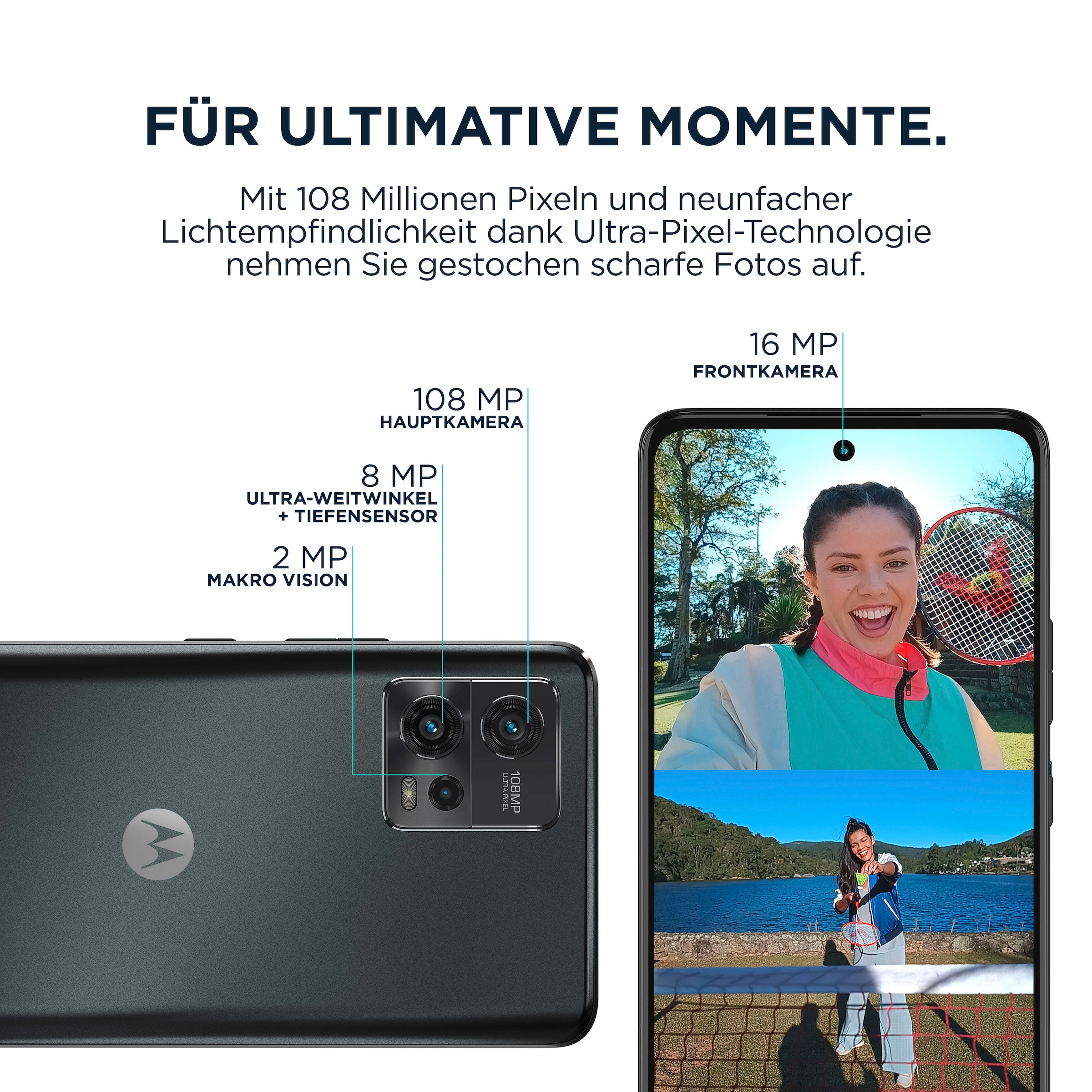 Motorola Smartphone »g72«, Meteorite Grey, 16,76 cm/6,6 Zoll, 128 GB  Speicherplatz, 108 MP Kamera jetzt im OTTO Online Shop