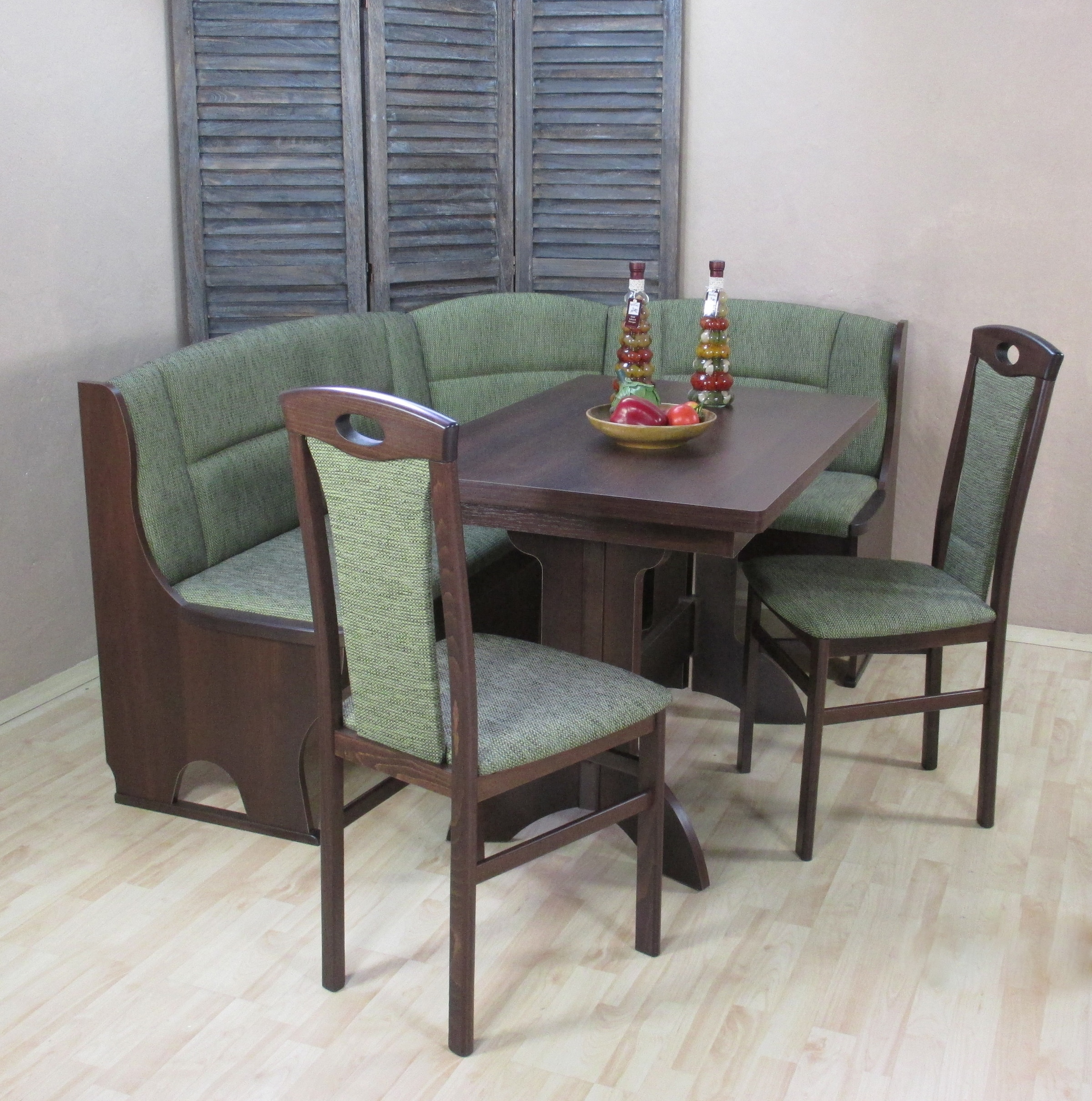 Home affaire Eckbankgruppe »Madrid«, (Set, 4 tlg.), Schenkel wechselbar